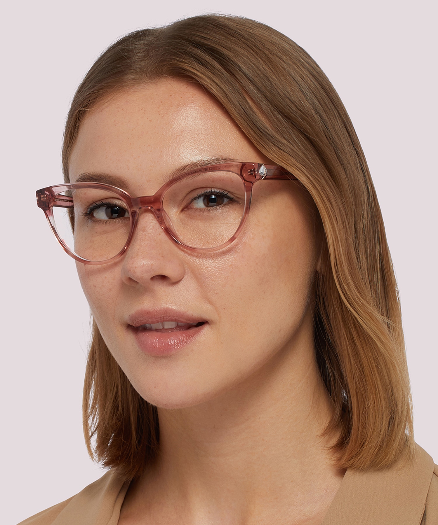Xandra Pink AcetateEyeglass Frames for Women for Glasses Direct