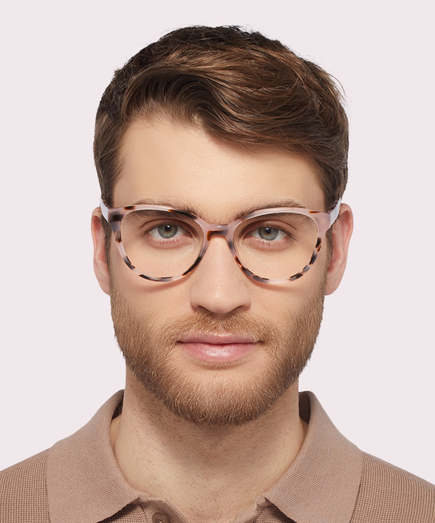 Primrose Pink Havana AcetateEyeglass Frames for Men for Glasses Direct