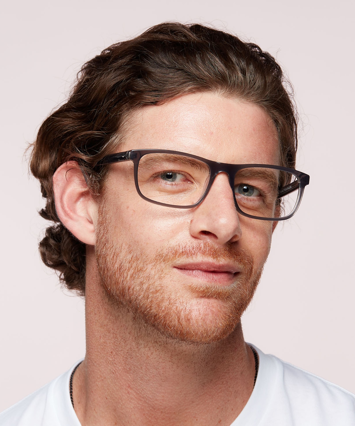 Hudson Bi Layer Dark Grey Crystal AcetateEyeglass Frames for Men for Glasses Direct