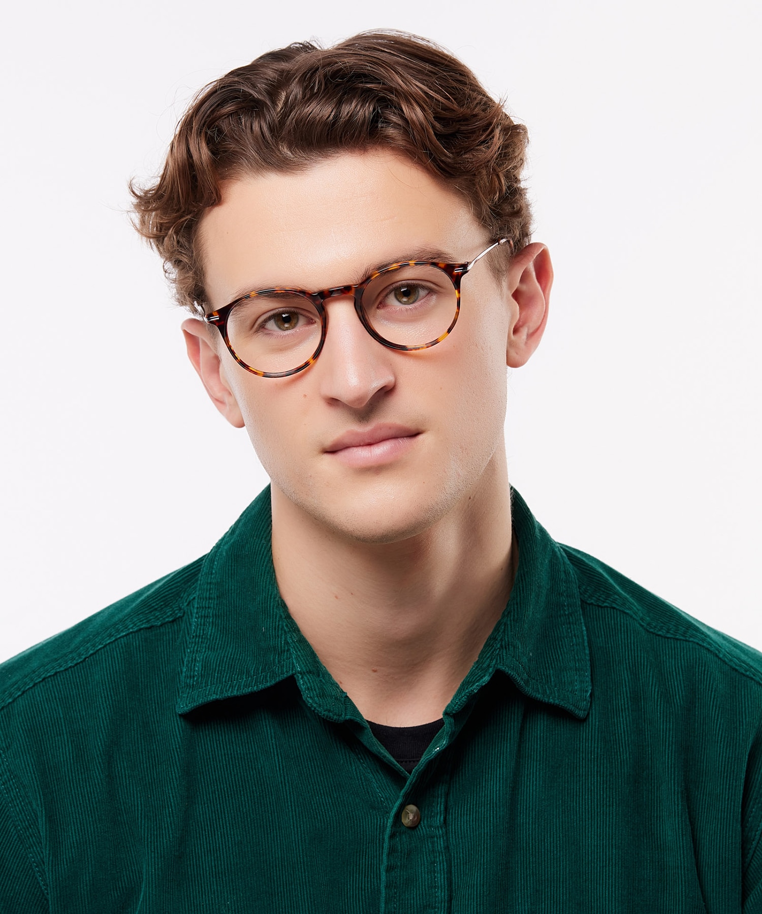 Aria Shiny Havana AcetateEyeglass Frames for Men for Glasses Direct