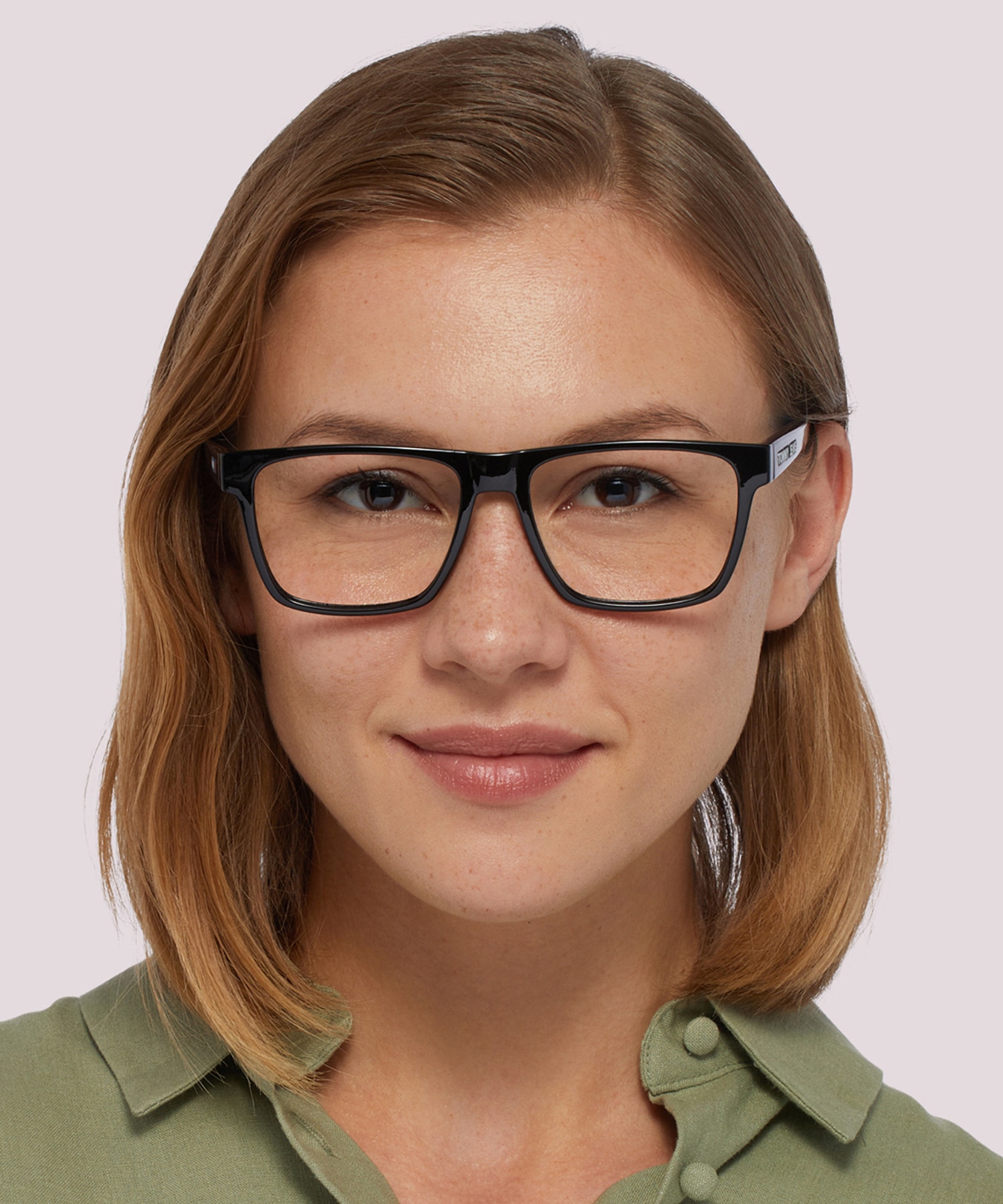 TJ 0058 Black PlasticEyeglass Frames for Women for Glasses Direct