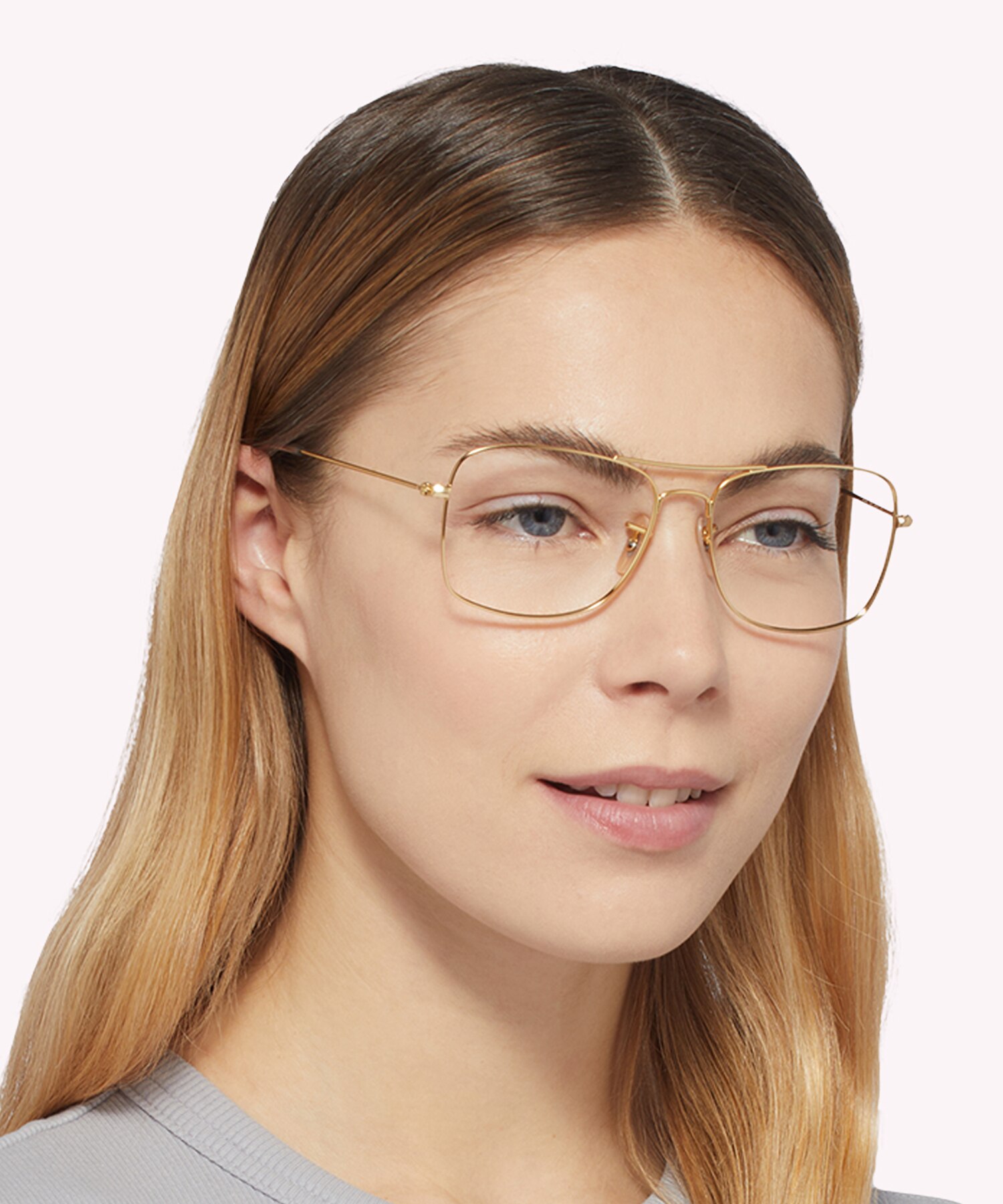 RB6498 Optics Arista Gold MetalEyeglass Frames for Women for Glasses Direct