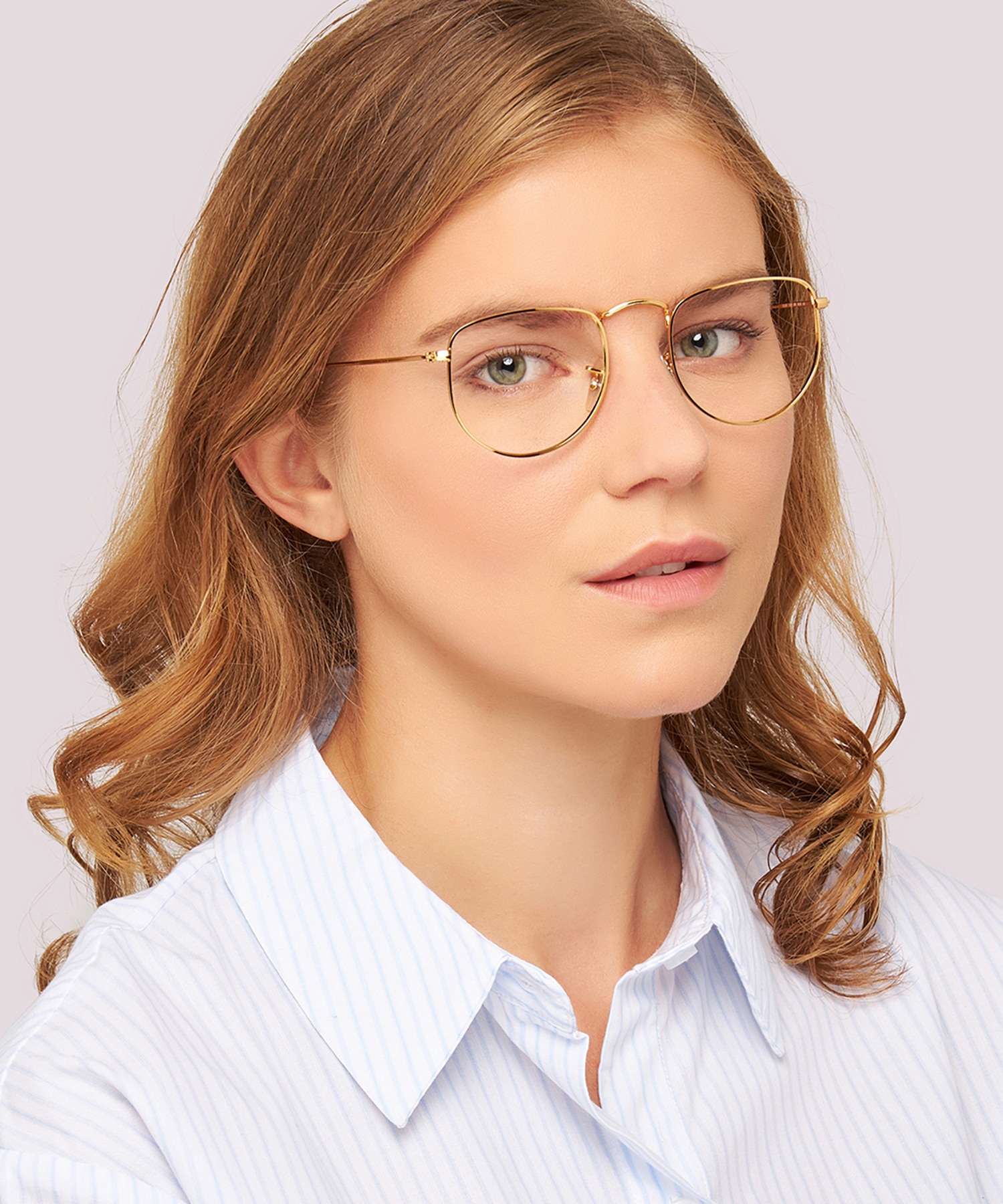 RB3958V Gold MetalEyeglass Frames for Women for Glasses Direct
