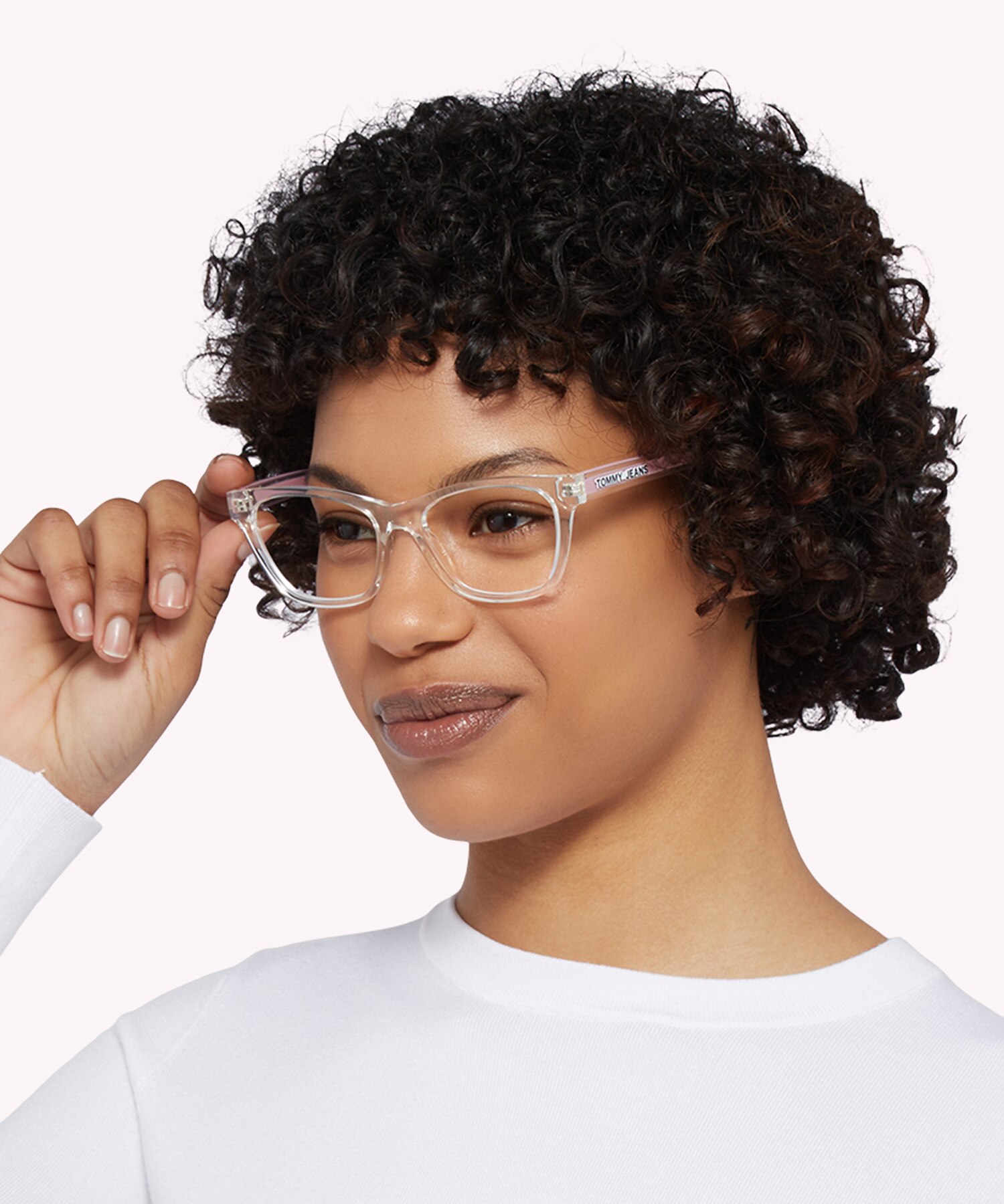 TJ 0080 Clear PlasticEyeglass Frames for Women for Glasses Direct