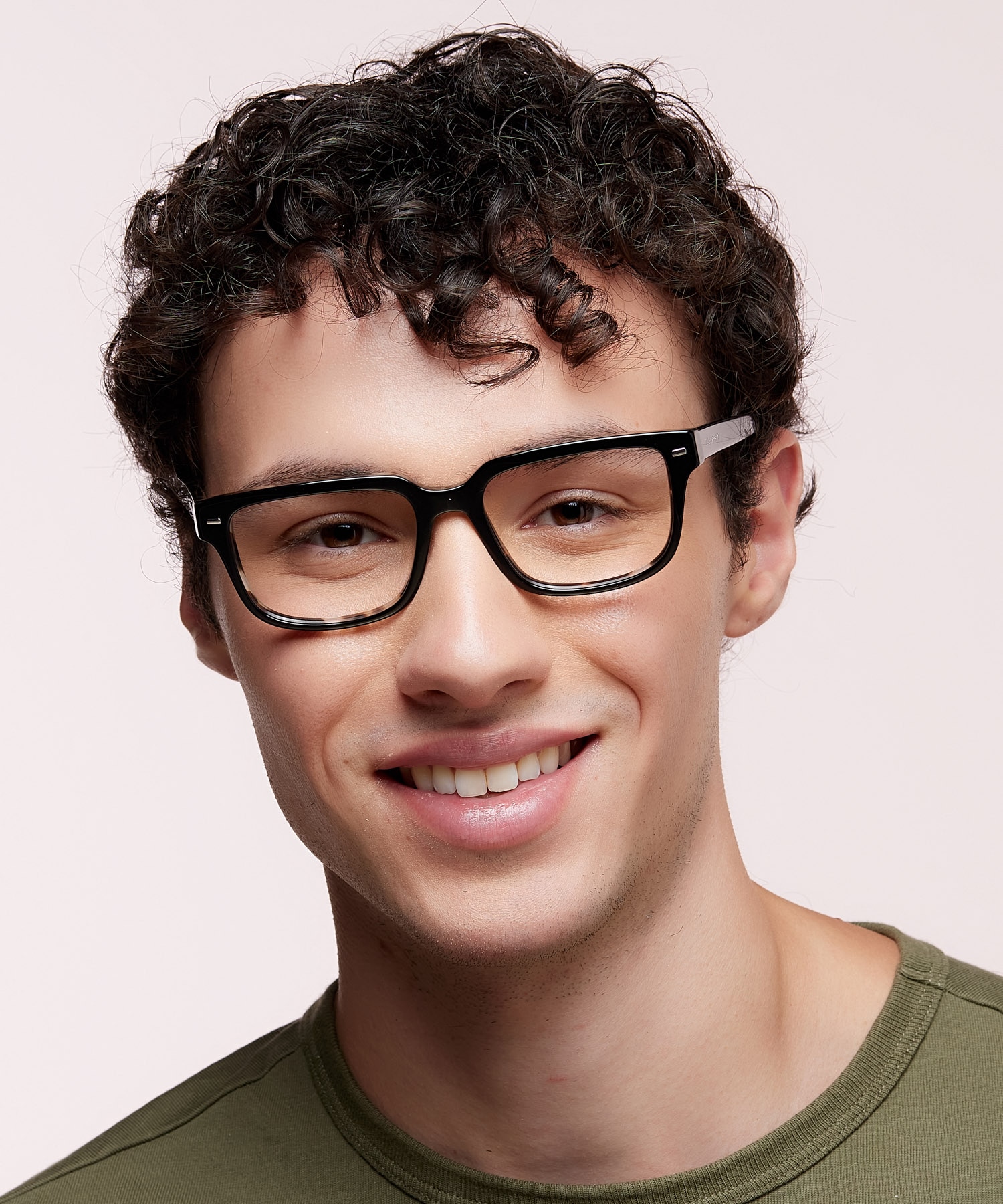 DG3380 Black On Grey Havana AcetateEyeglass Frames for Men for Glasses Direct