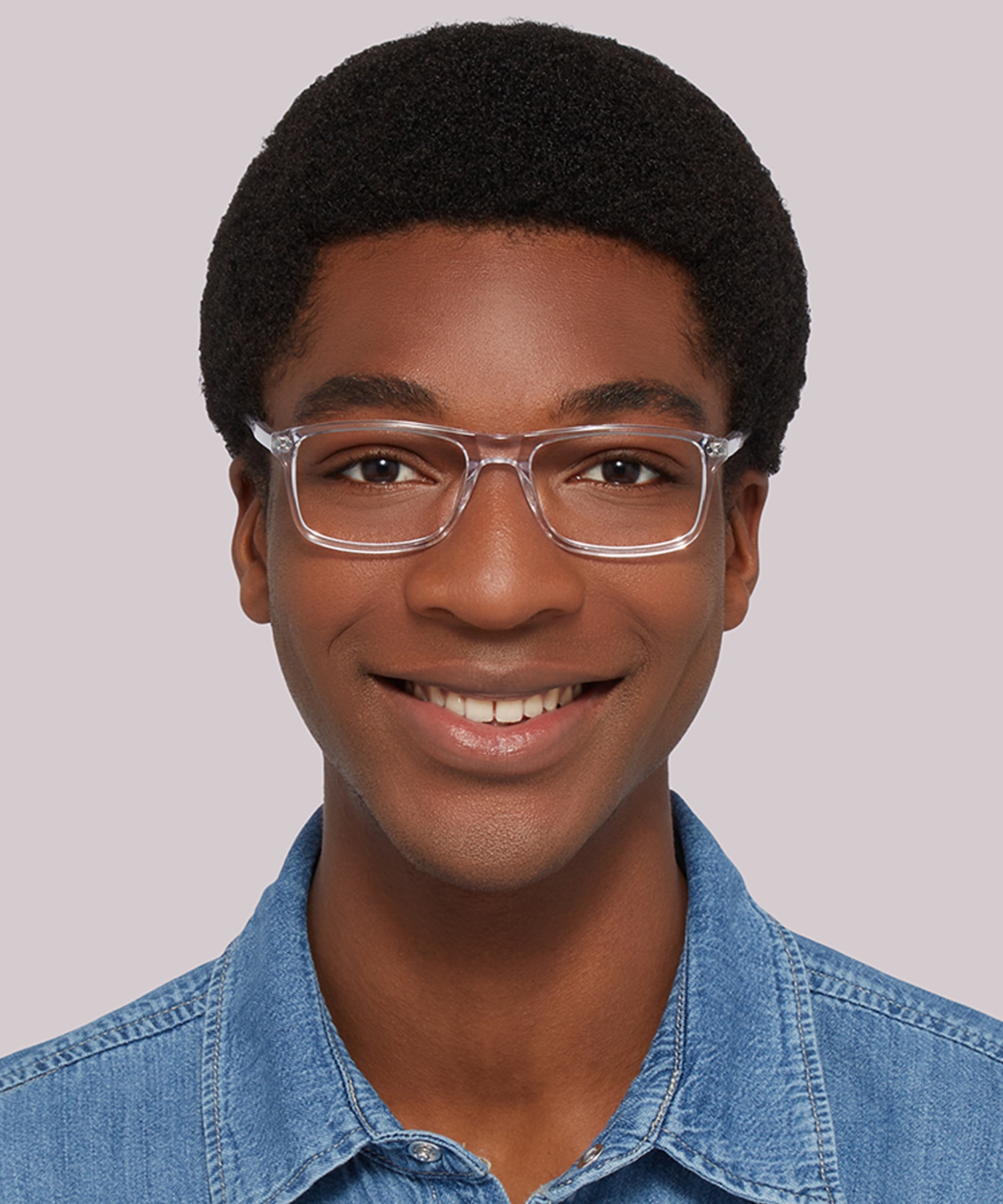 Newgate Clear MetalEyeglass Frames for Men for Glasses Direct