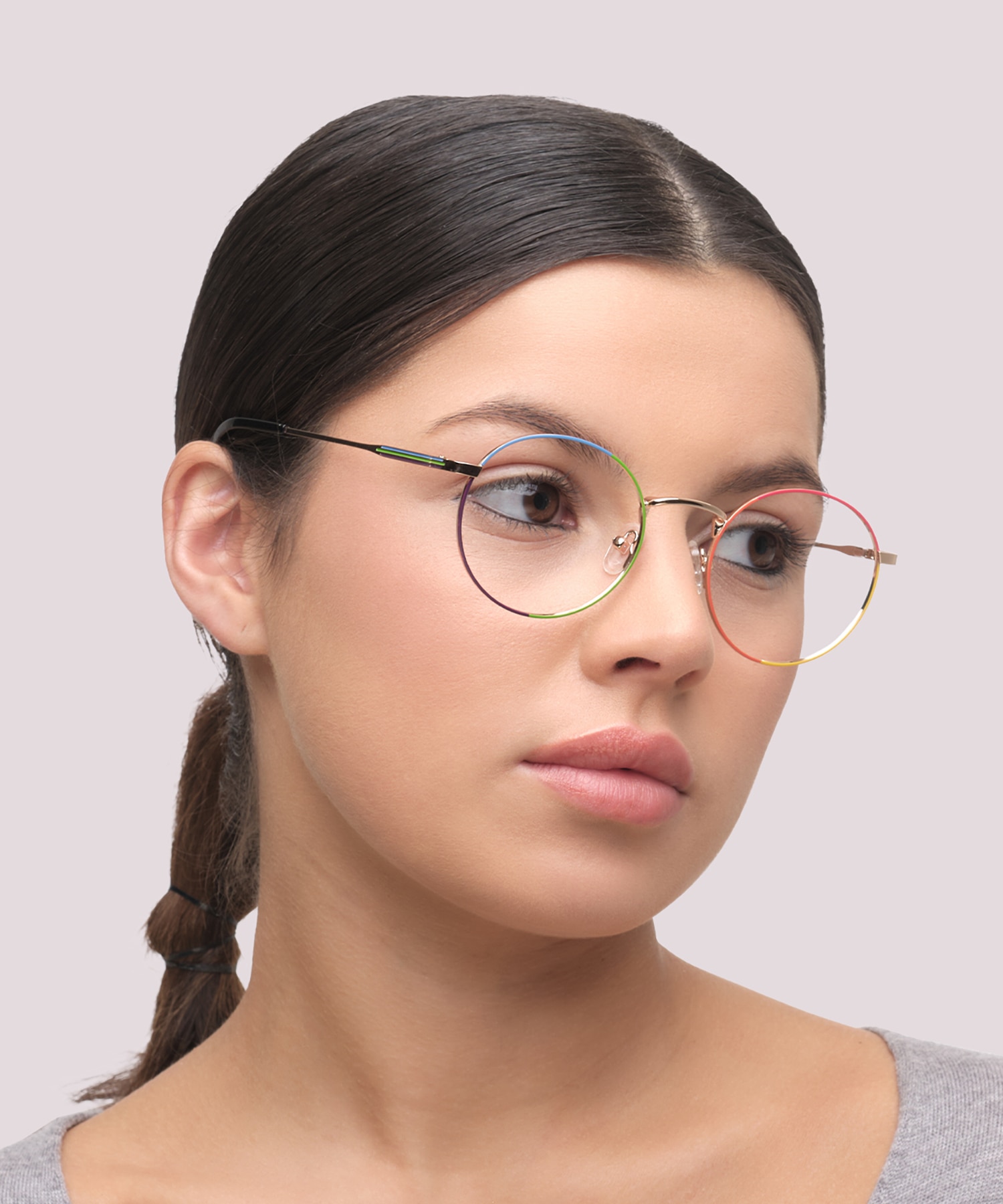 Joy Shiny Gold MetalEyeglass Frames for Women for Glasses Direct