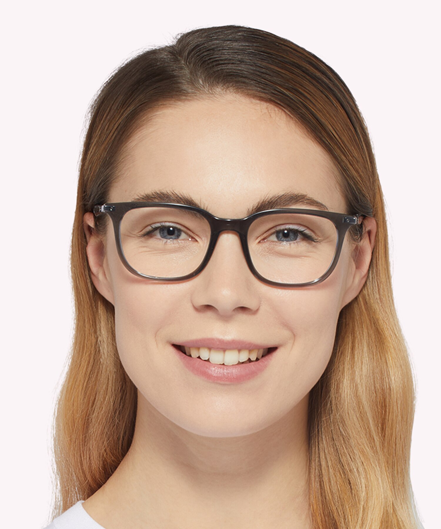 RB7211 Transparent Grey PlasticEyeglass Frames for Women for Glasses Direct