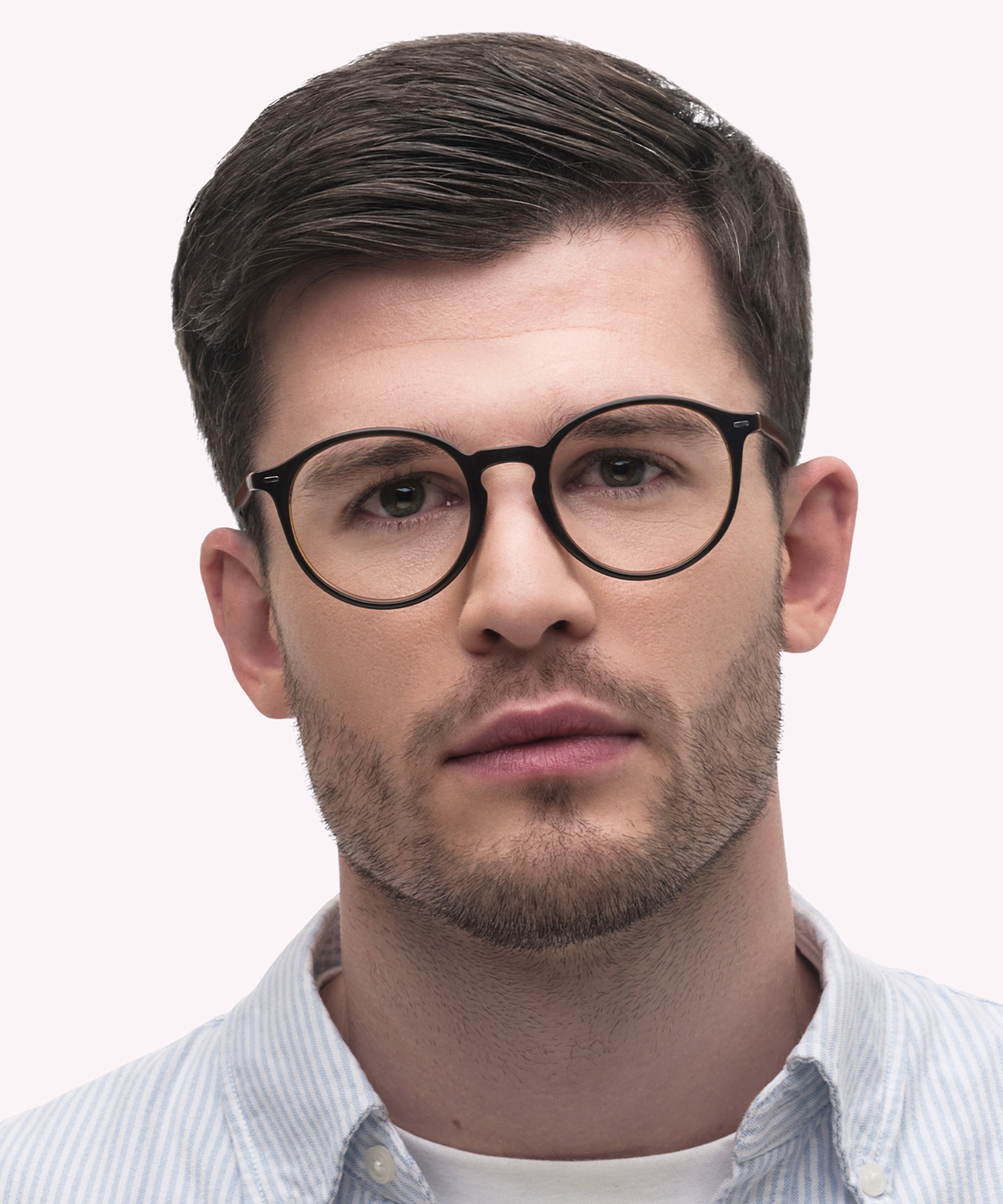 ZEROTHREE Brown AcetateEyeglass Frames for Men for Glasses Direct