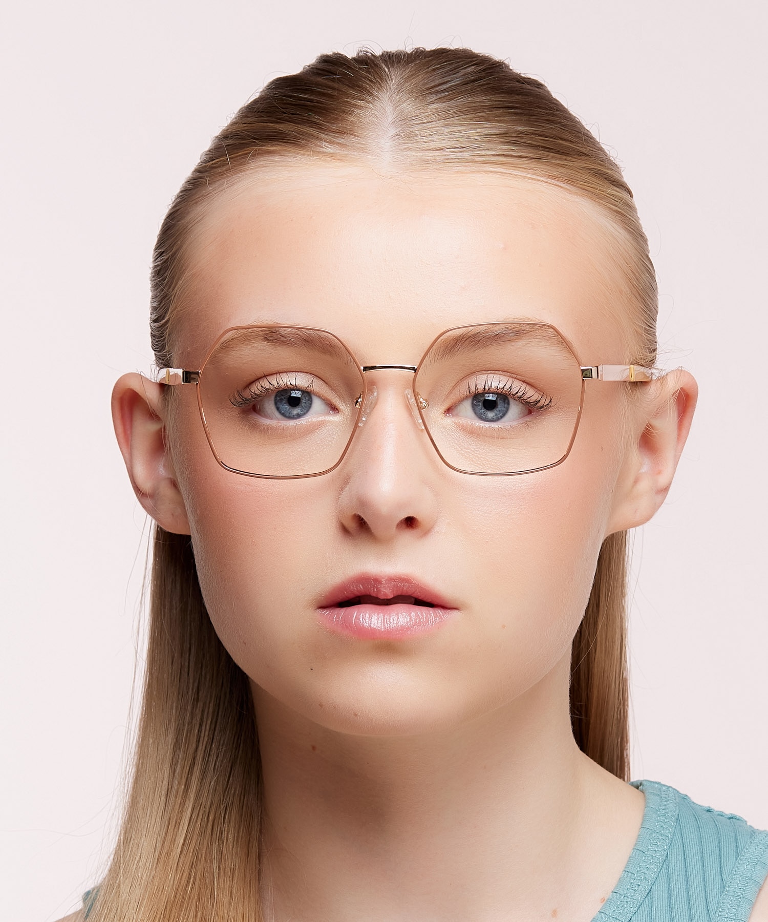 Minerva Brown MetalEyeglass Frames for Women for Glasses Direct