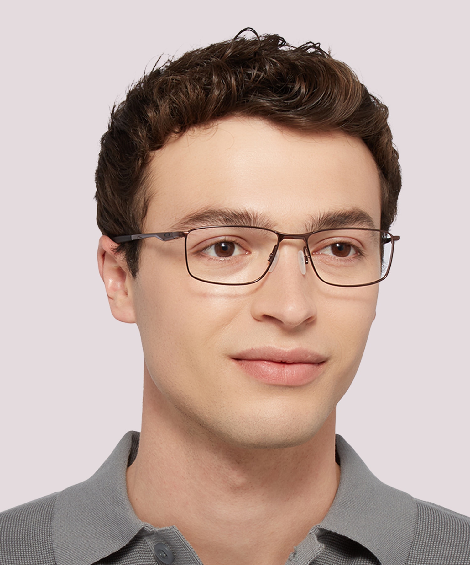 Socket 5.0 Brushed Grenache MetalEyeglass Frames for Men for Glasses Direct