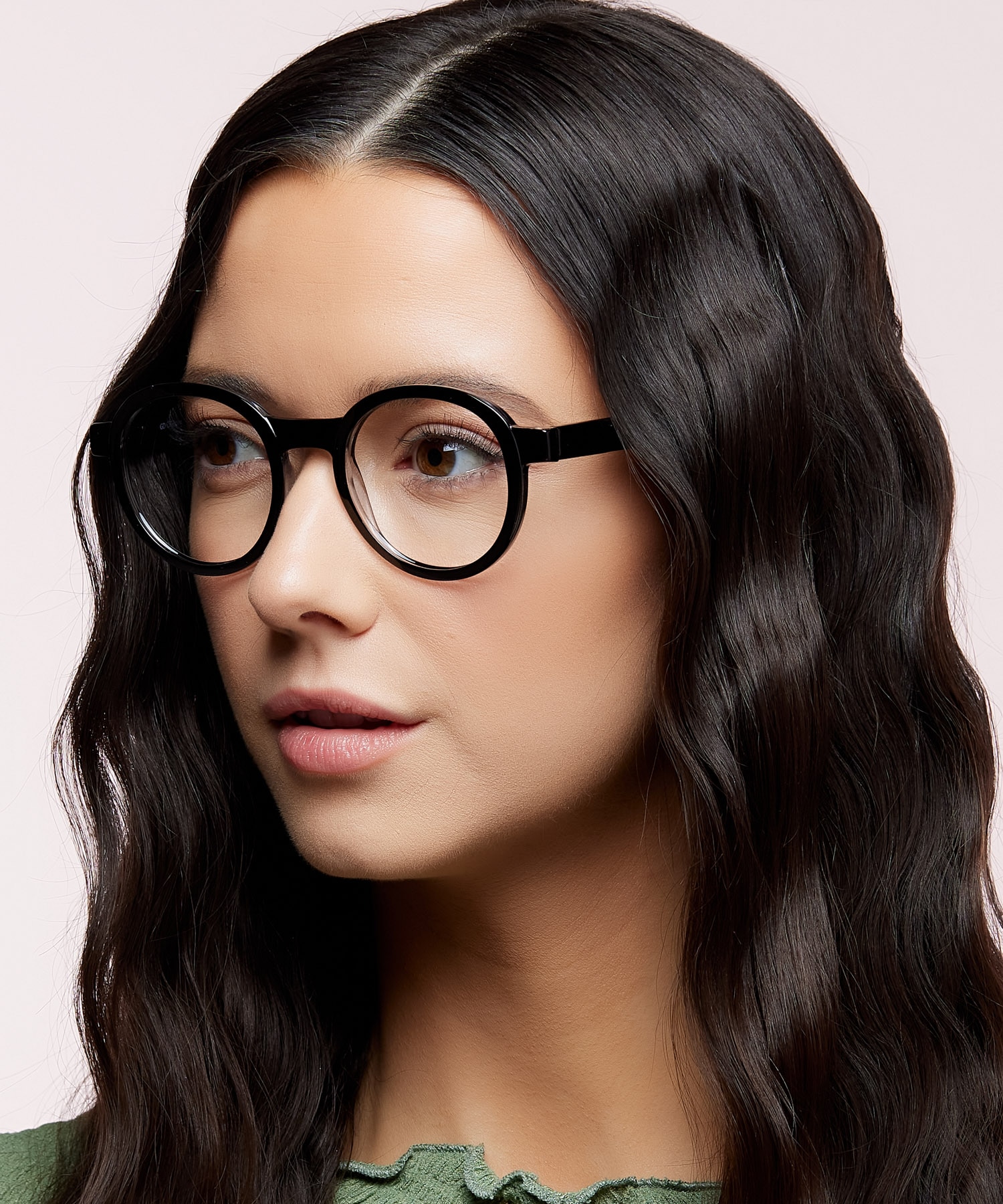 Joby Black & Crystal PlasticEyeglass Frames for Women for Glasses Direct