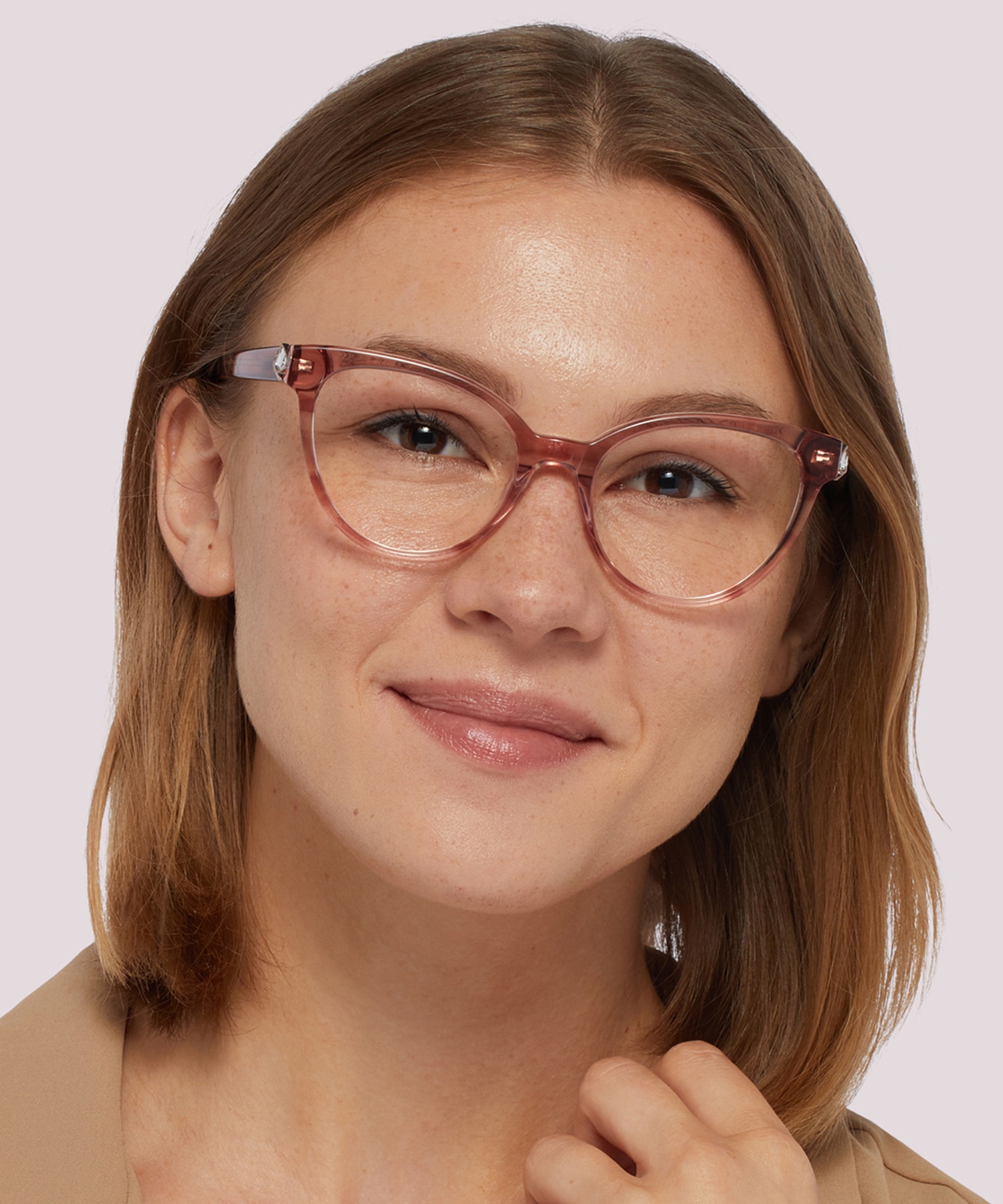 Xandra Pink AcetateEyeglass Frames for Women for Glasses Direct