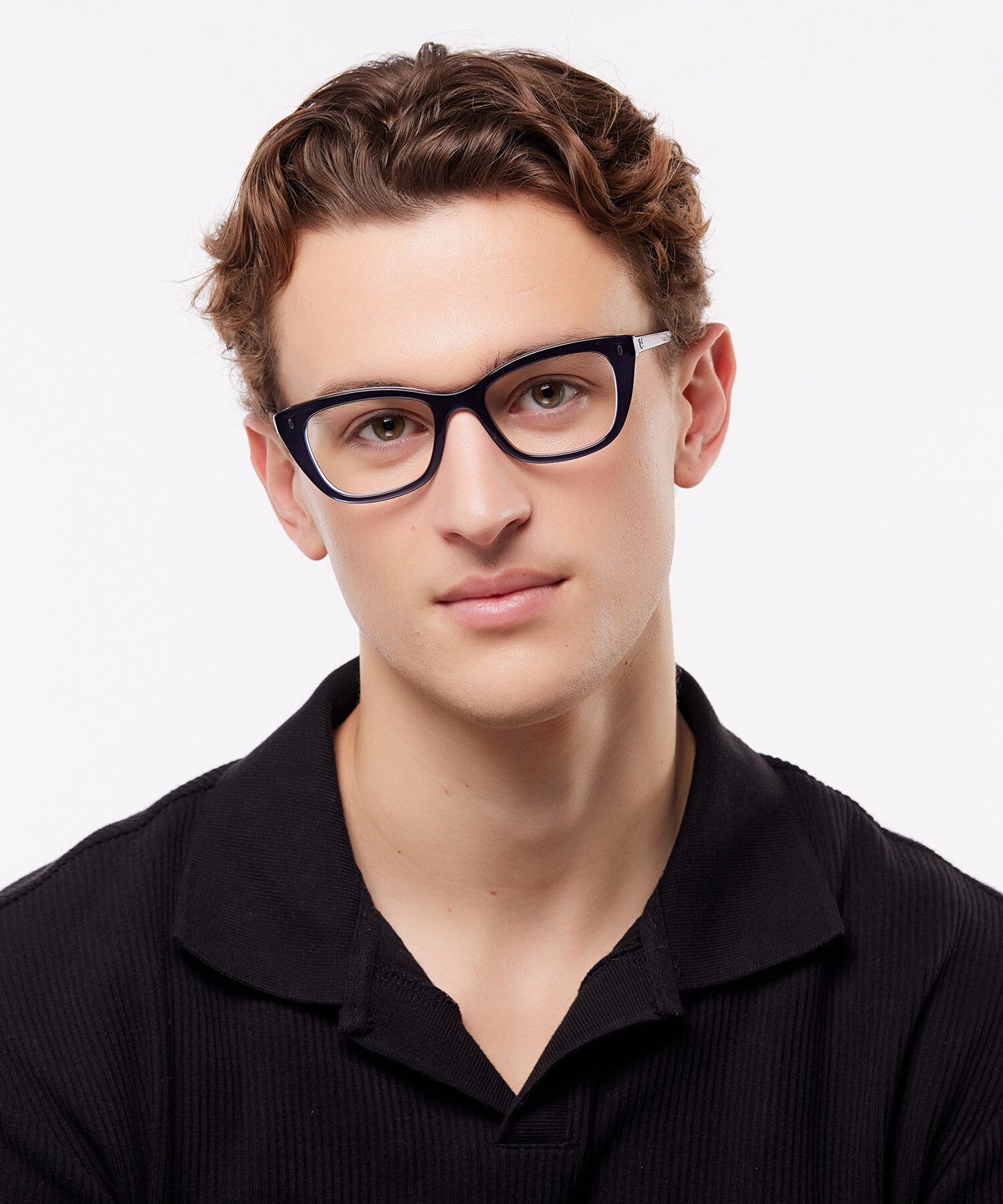 RB5433 Blue On Transparent Blue AcetateEyeglass Frames for Men for Glasses Direct