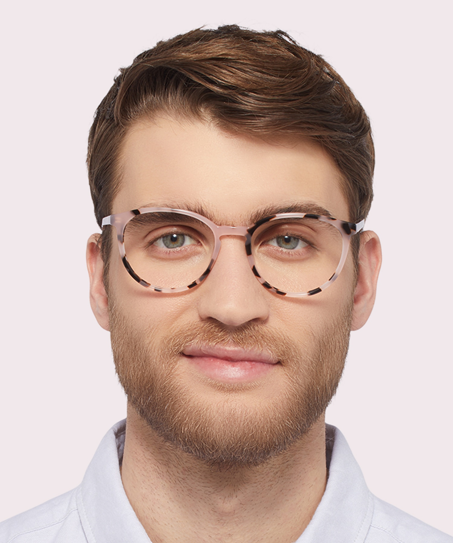 Petunia Pink Havana AcetateEyeglass Frames for Men for Glasses Direct
