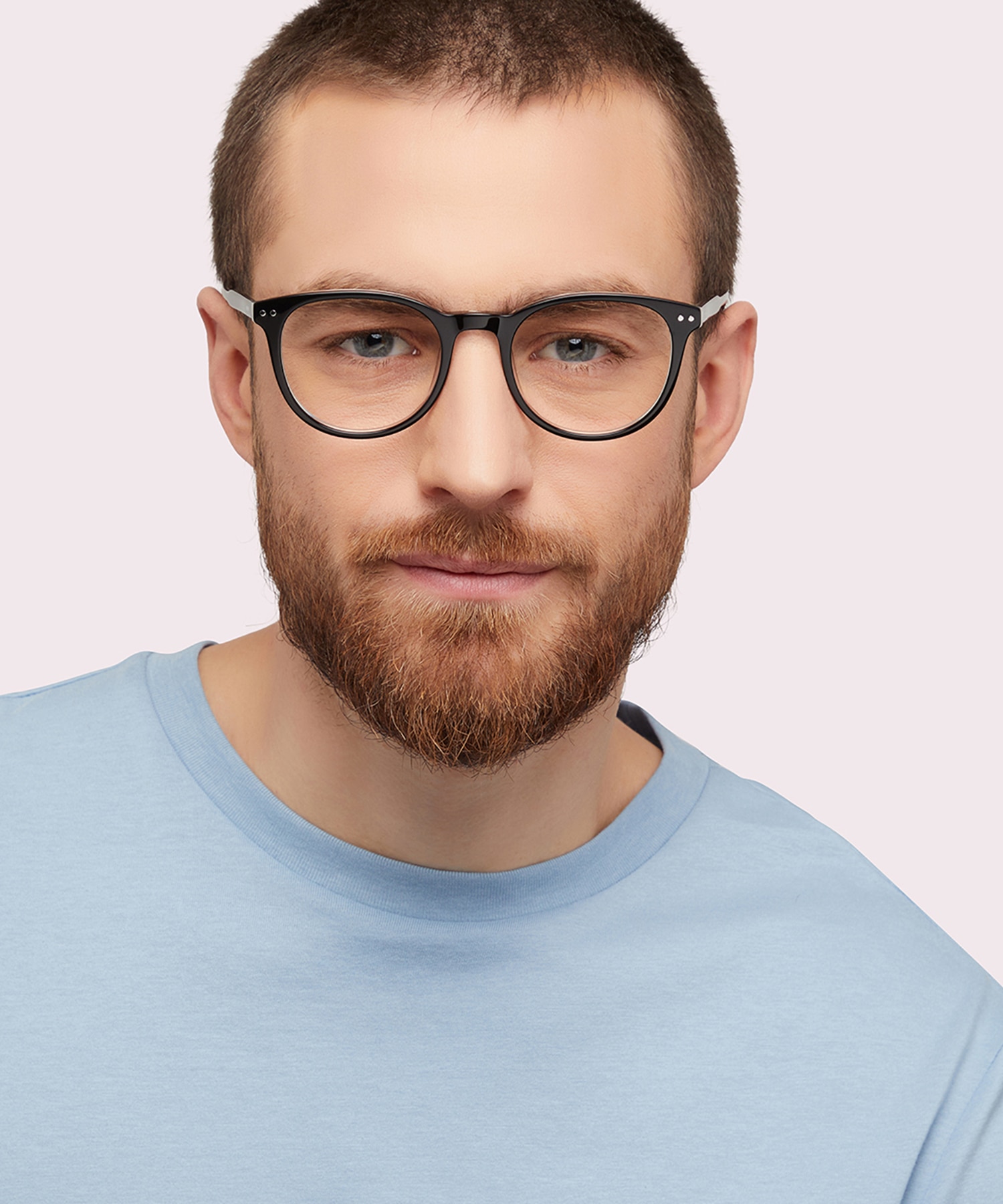 Dallas Shiny Black Crystal AcetateEyeglass Frames for Men for Glasses Direct