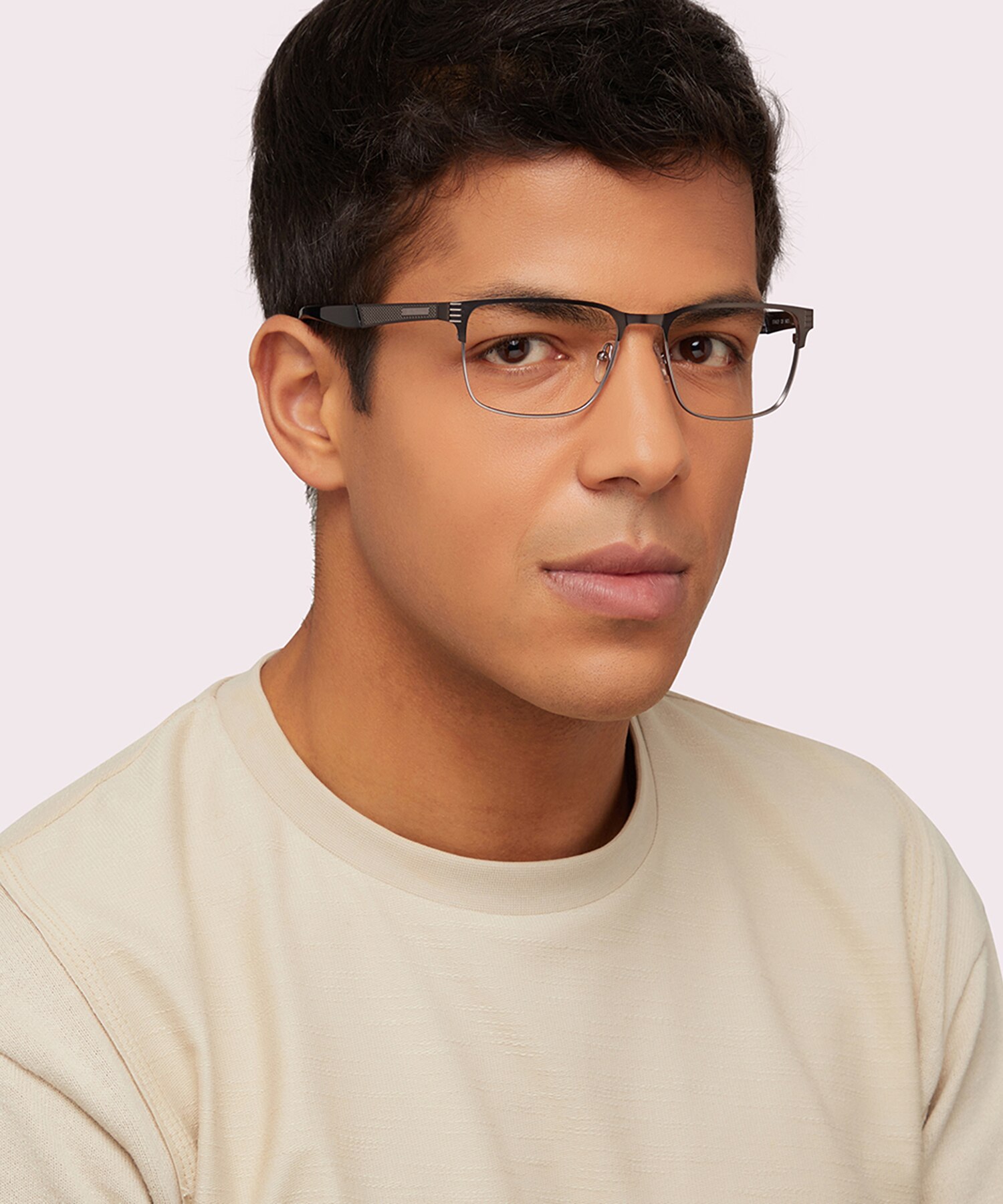 Stanley BN Gunmetal PlasticEyeglass Frames for Men for Glasses Direct