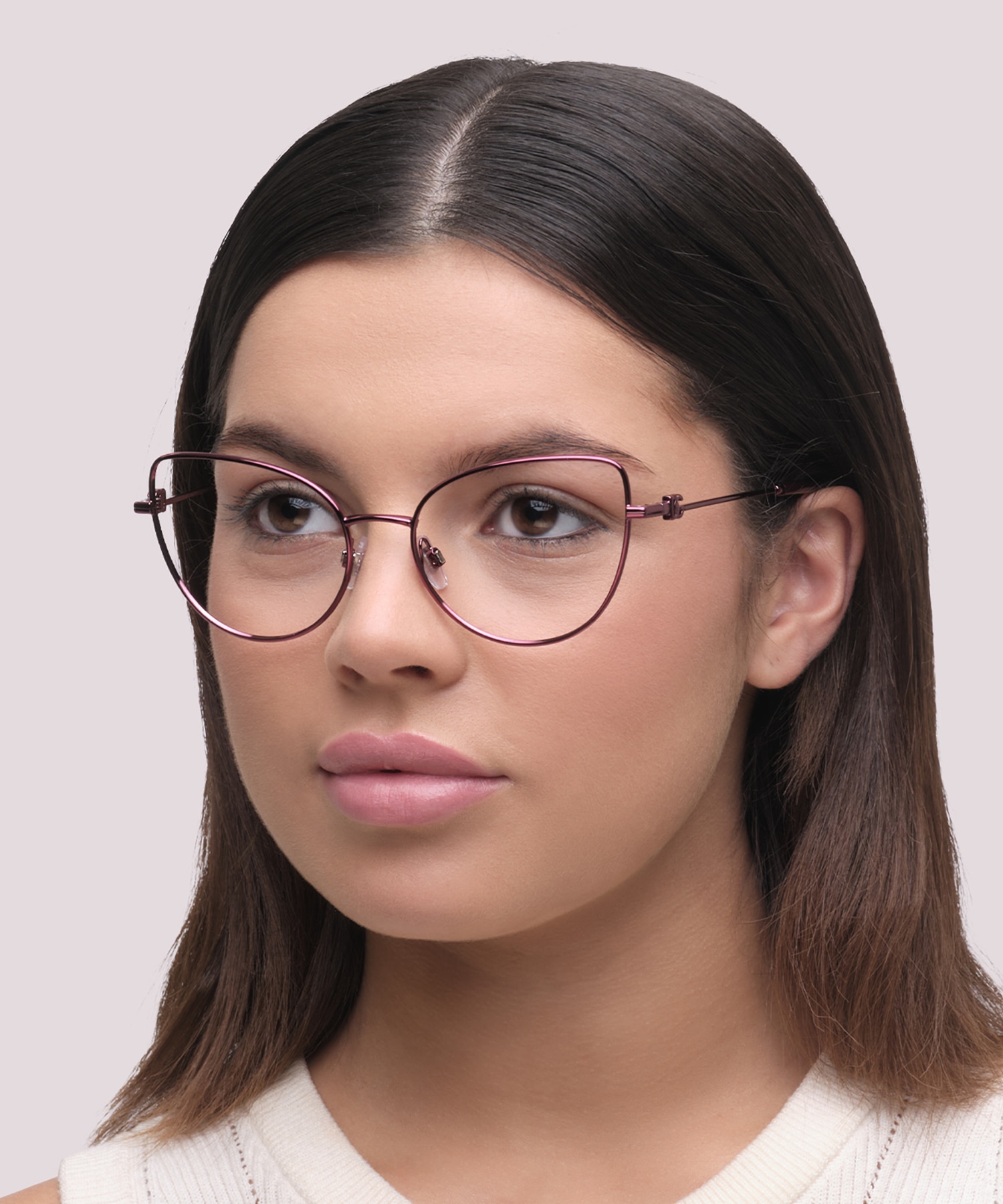 DG1347 Pink MetalEyeglass Frames for Women for Glasses Direct