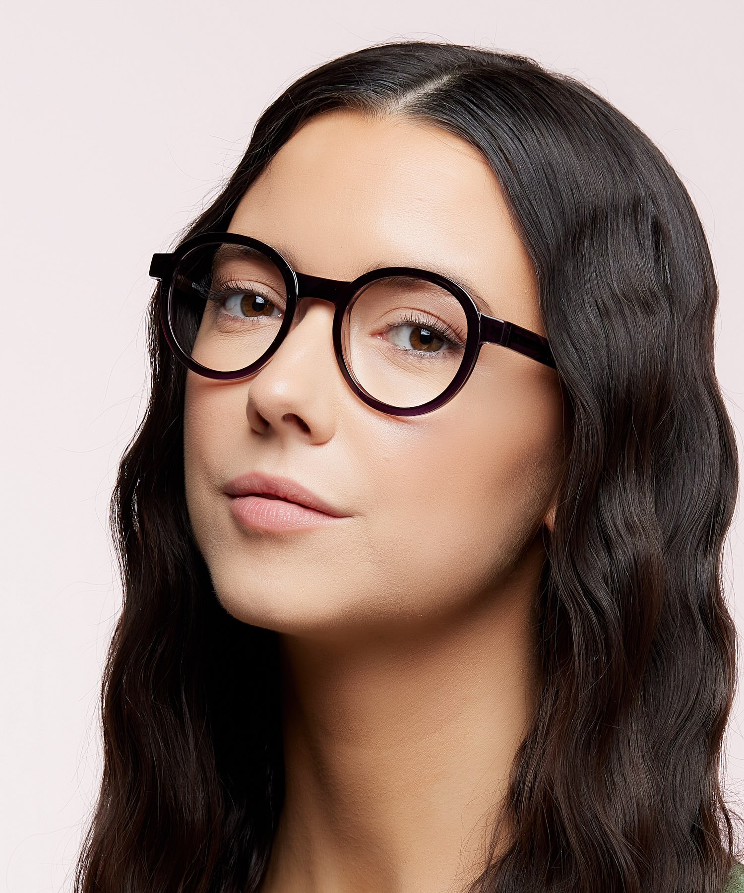 Joby Crystal Blue & Crystal Grey PlasticEyeglass Frames for Women for Glasses Direct
