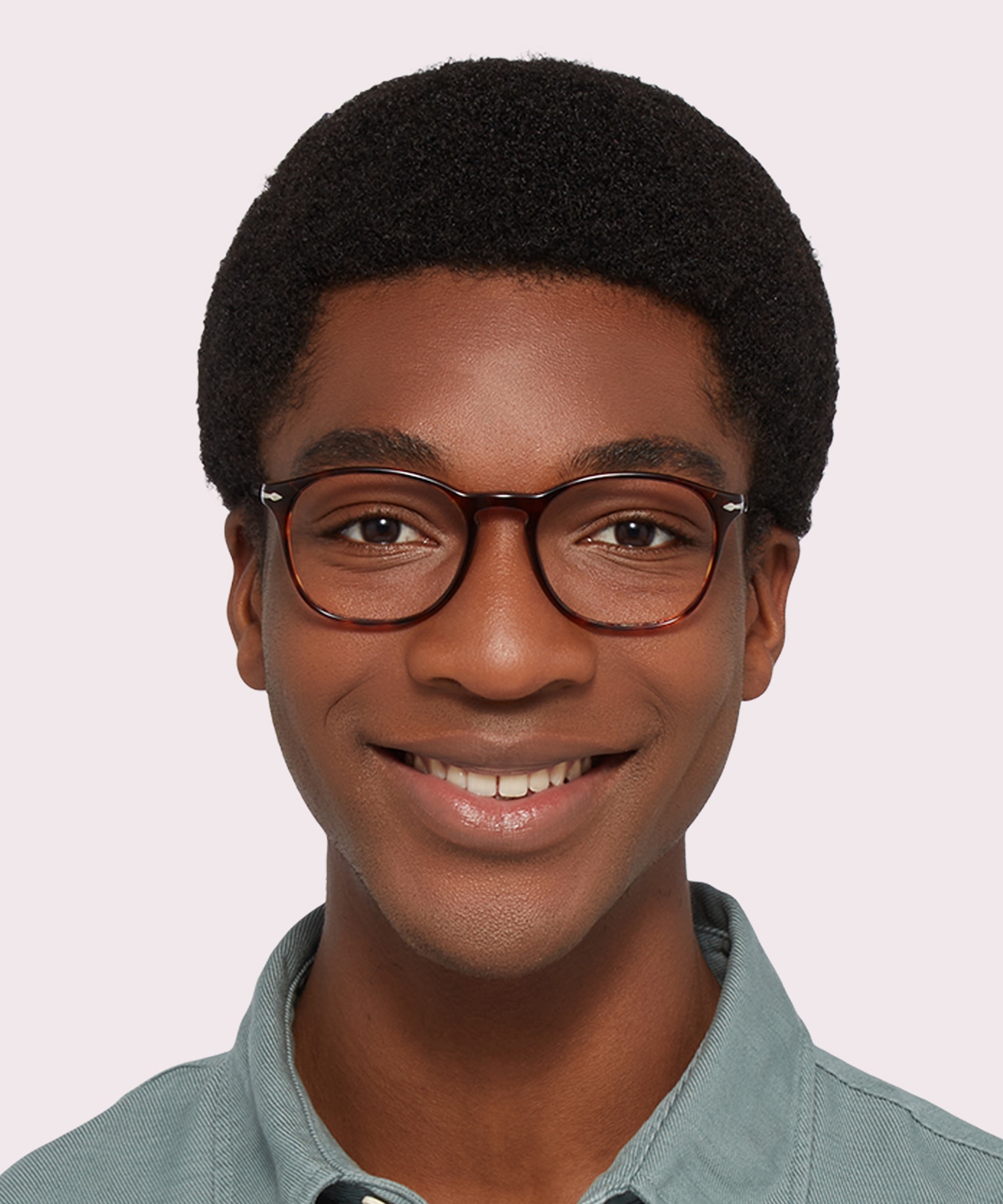 PO3007V Havana AcetateEyeglass Frames for Men for Glasses Direct
