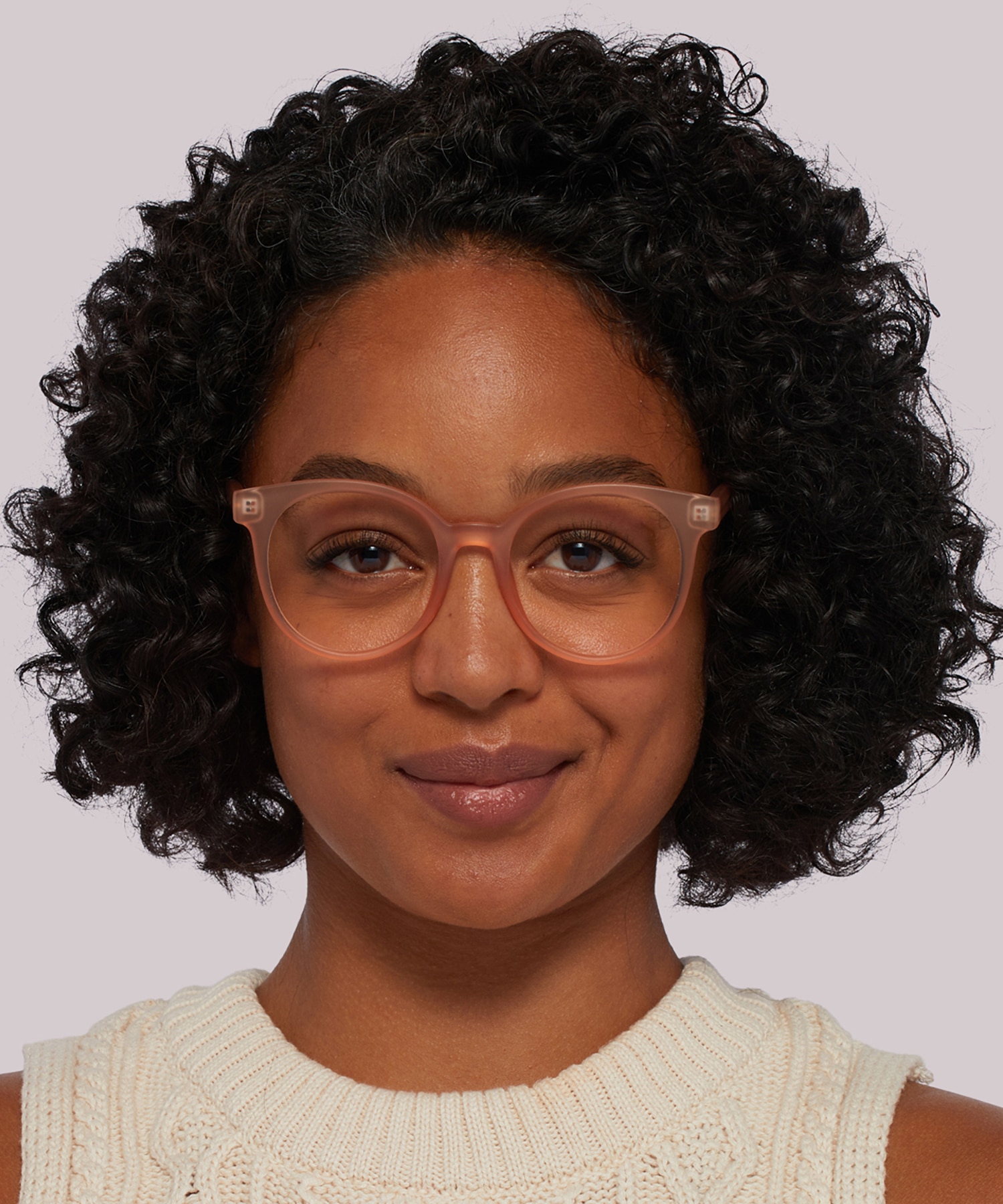 Florence Matte & Crystal Nude PlasticEyeglass Frames for Women for Glasses Direct