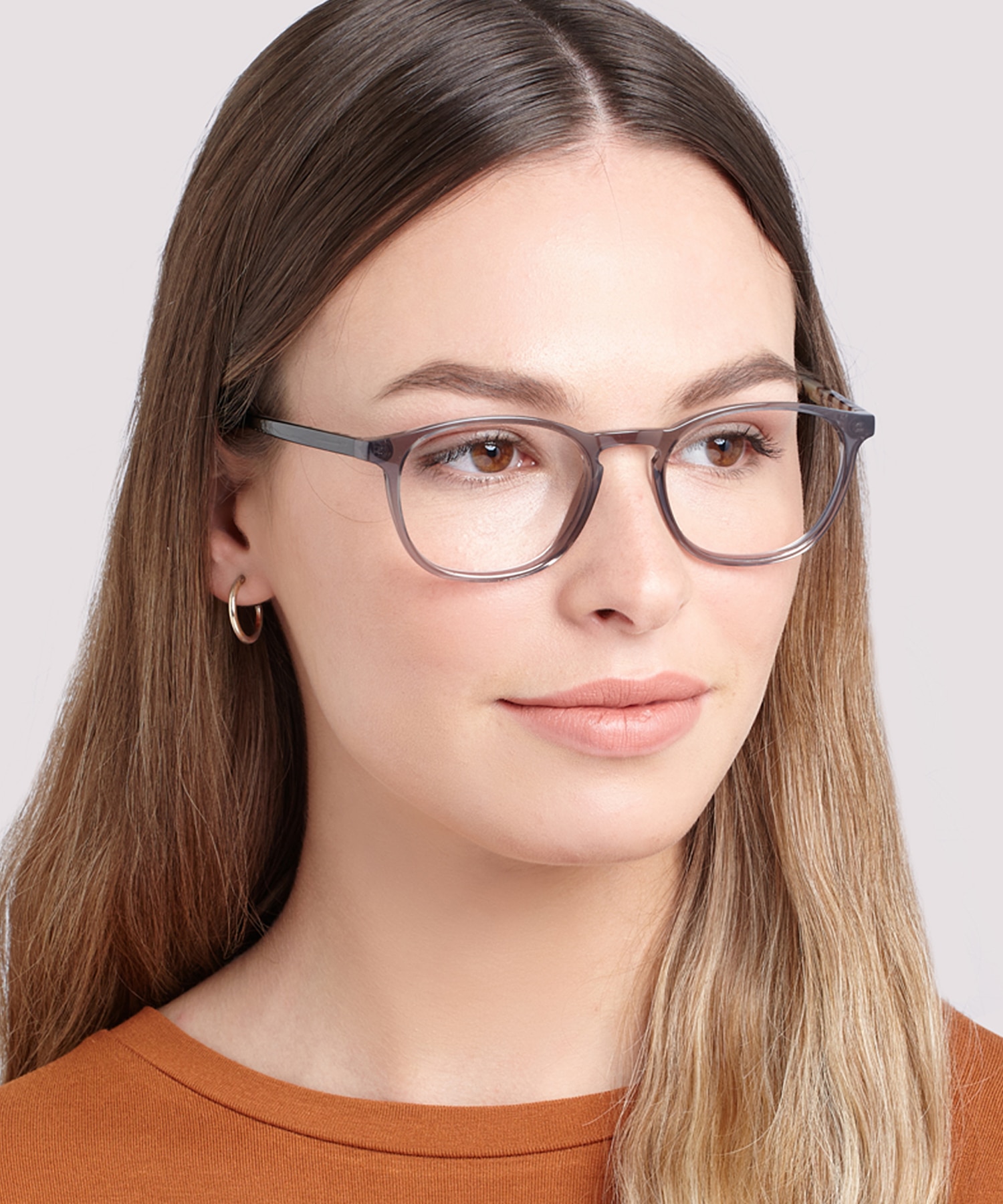 Whitley Grey AcetateEyeglass Frames for Women for Glasses Direct