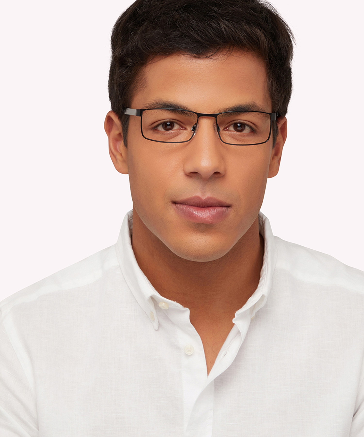 Digby Matte Black MetalEyeglass Frames for Men for Glasses Direct