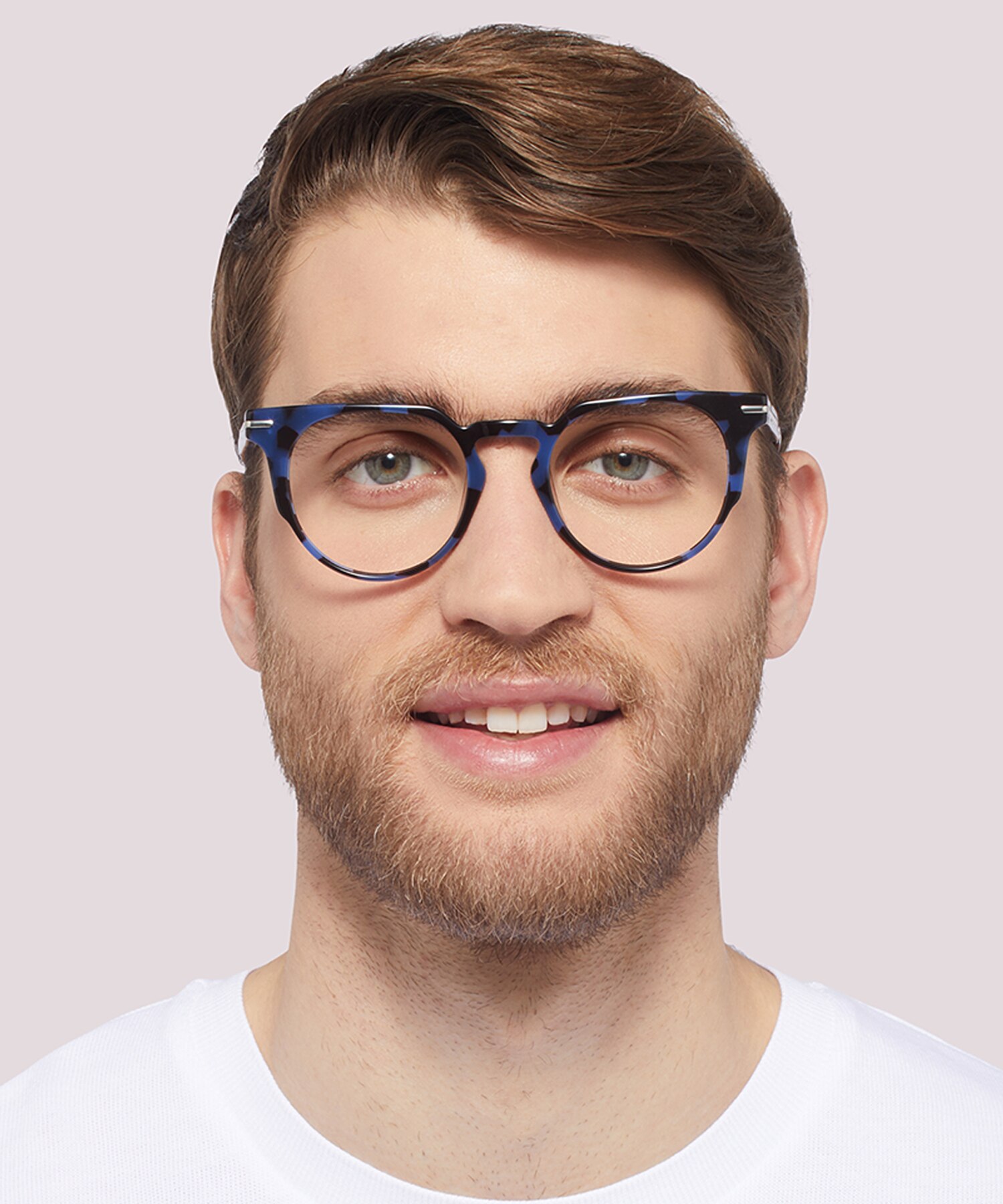Goldhawk Blue Havana AcetateSunglass Frames for Men for Glasses Direct
