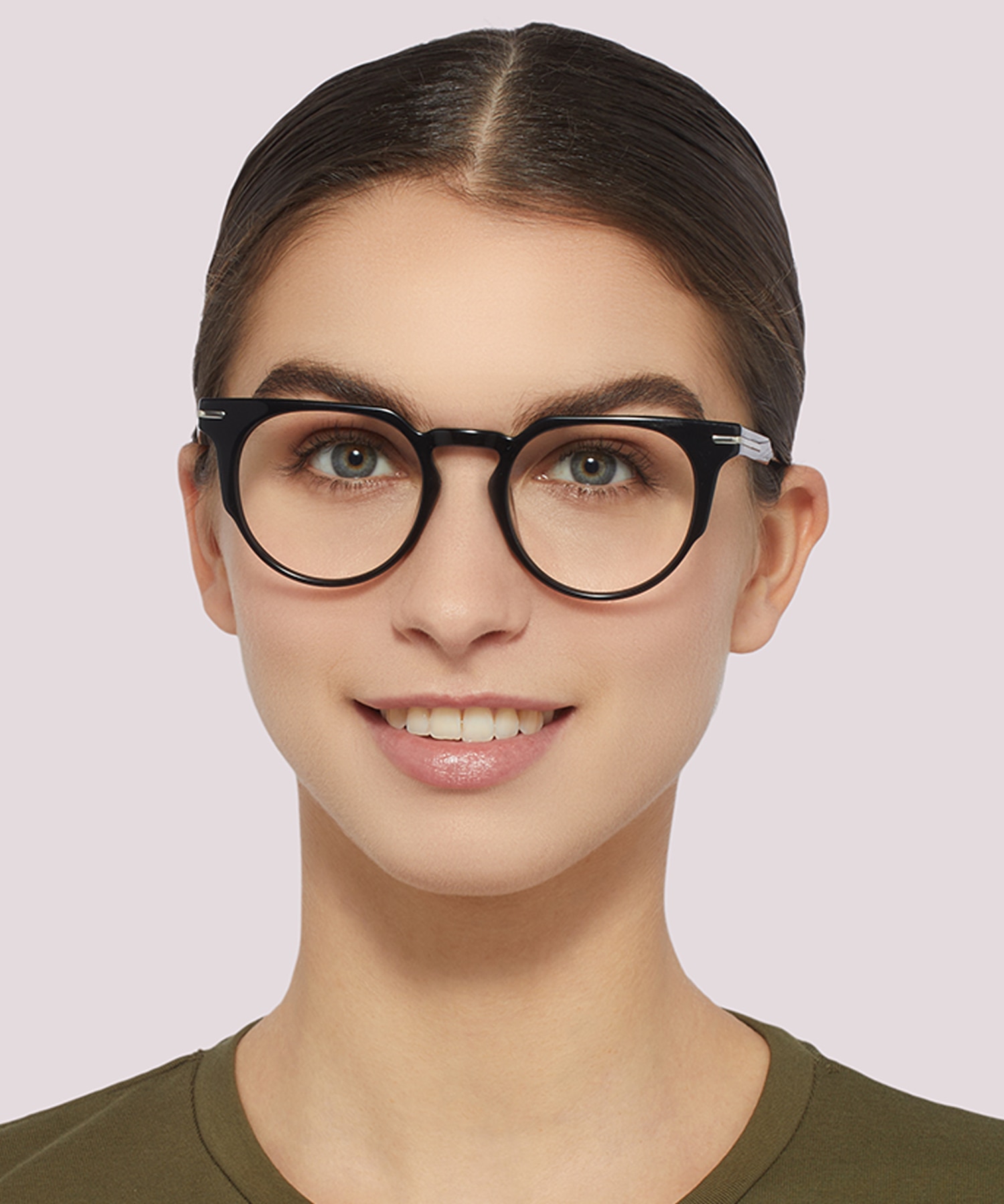 Goldhawk Black AcetateEyeglass Frames for Women for Glasses Direct