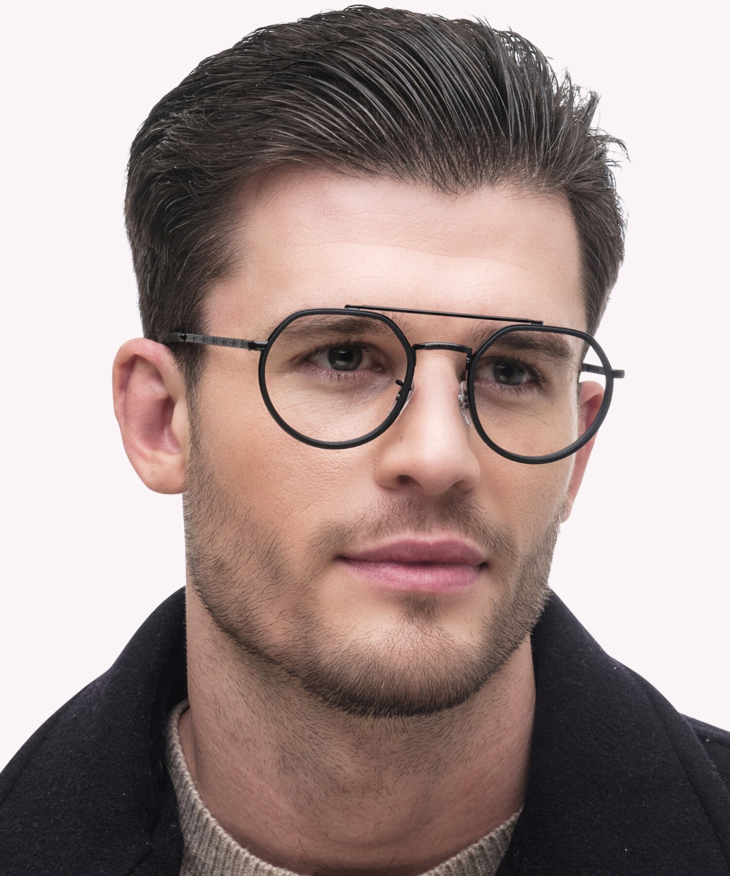 RB3765V Black MetalEyeglass Frames for Men for Glasses Direct