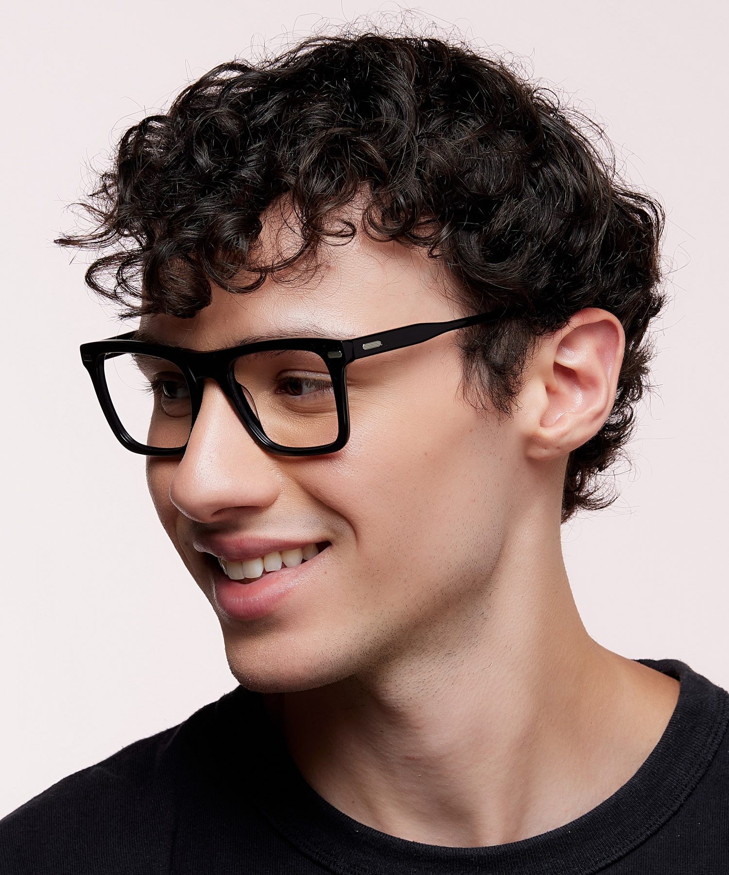 Jagger Black AcetateEyeglass Frames for Men for Glasses Direct