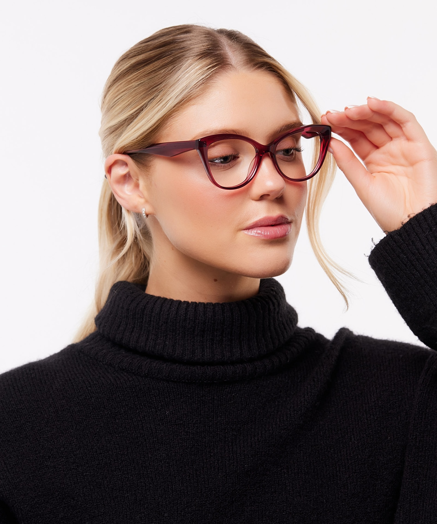Kirstie Raspberry Pink AcetateEyeglass Frames for Women for Glasses Direct