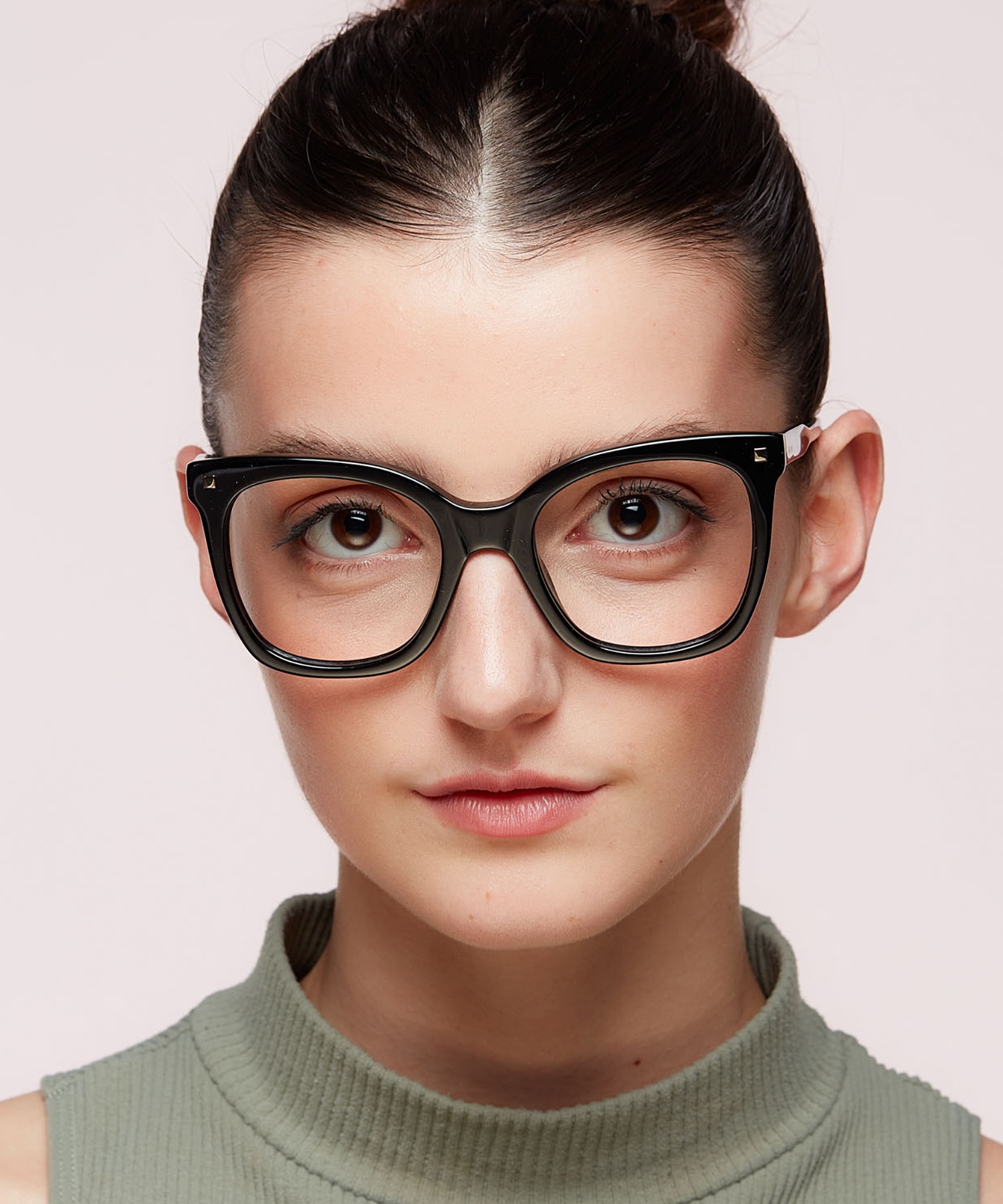 PLD D507 Black AcetateEyeglass Frames for Women for Glasses Direct