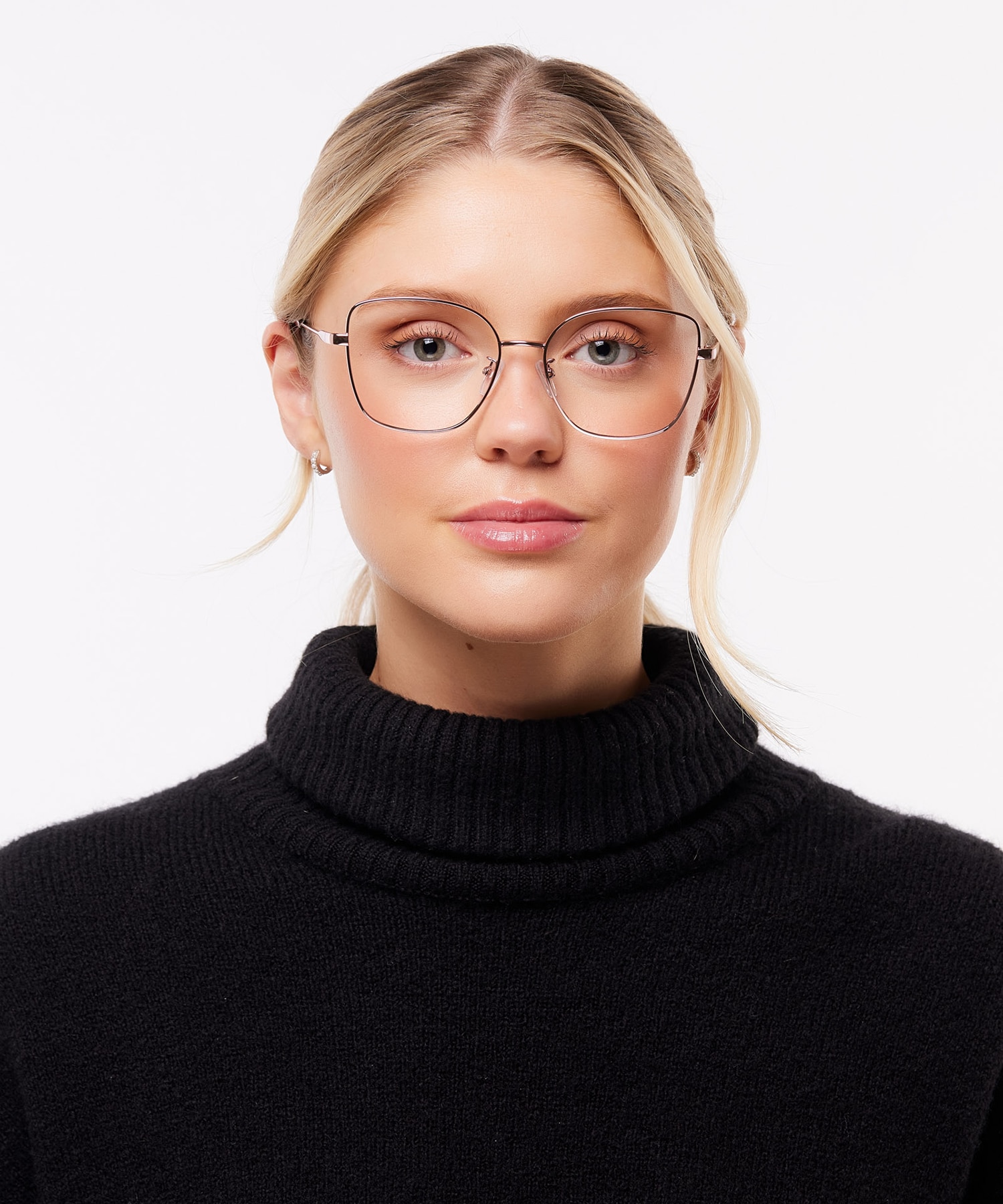 PLD D521/G Pink MetalEyeglass Frames for Women for Glasses Direct
