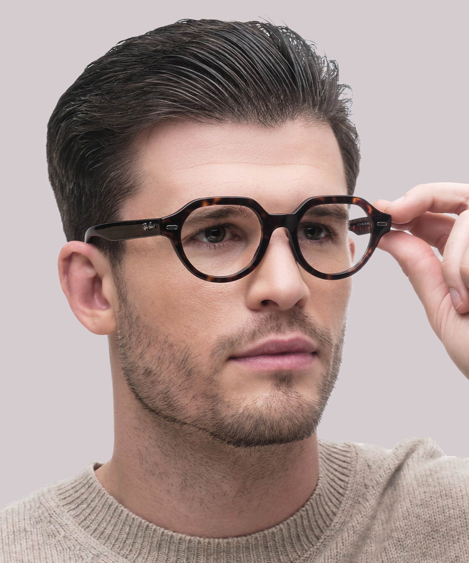 RB7214 Havana PlasticEyeglass Frames for Men for Glasses Direct