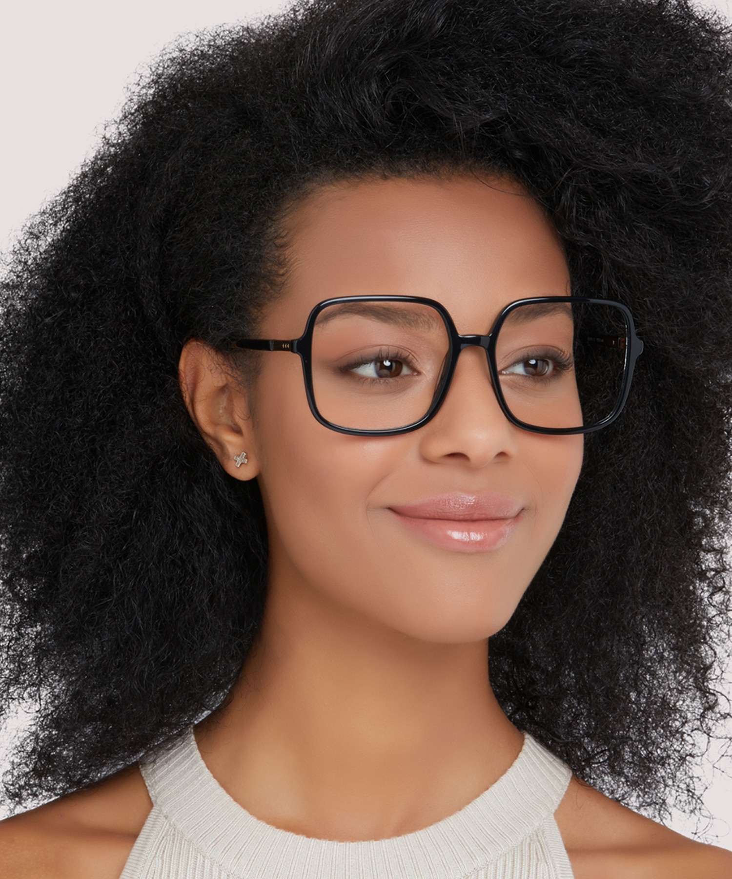 Calina Black AcetateEyeglass Frames for Women for Glasses Direct