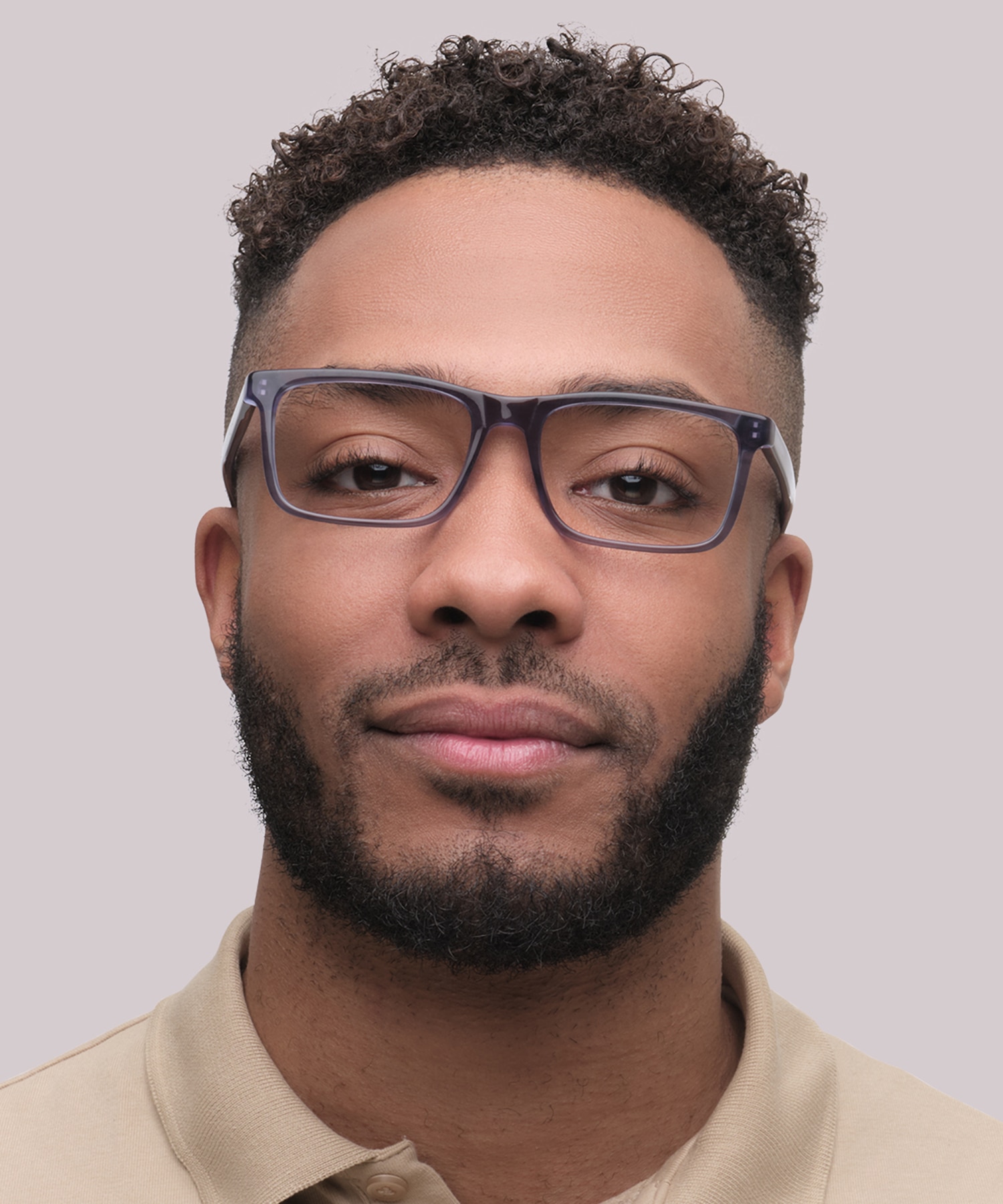 EA3227 Shiny Blue & Top Smoke AcetateEyeglass Frames for Men for Glasses Direct