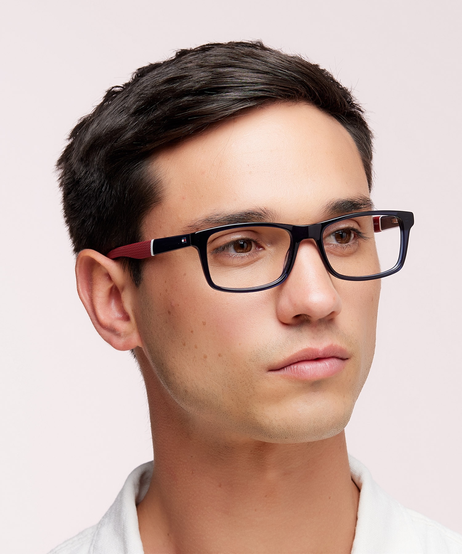 TH 2044 Blue Red AcetateSunglass Frames for Men for Glasses Direct