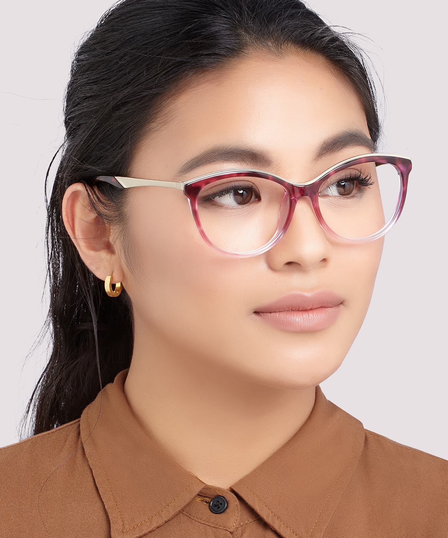 Beatrice Gradient Pink AcetateEyeglass Frames for Women for Glasses Direct