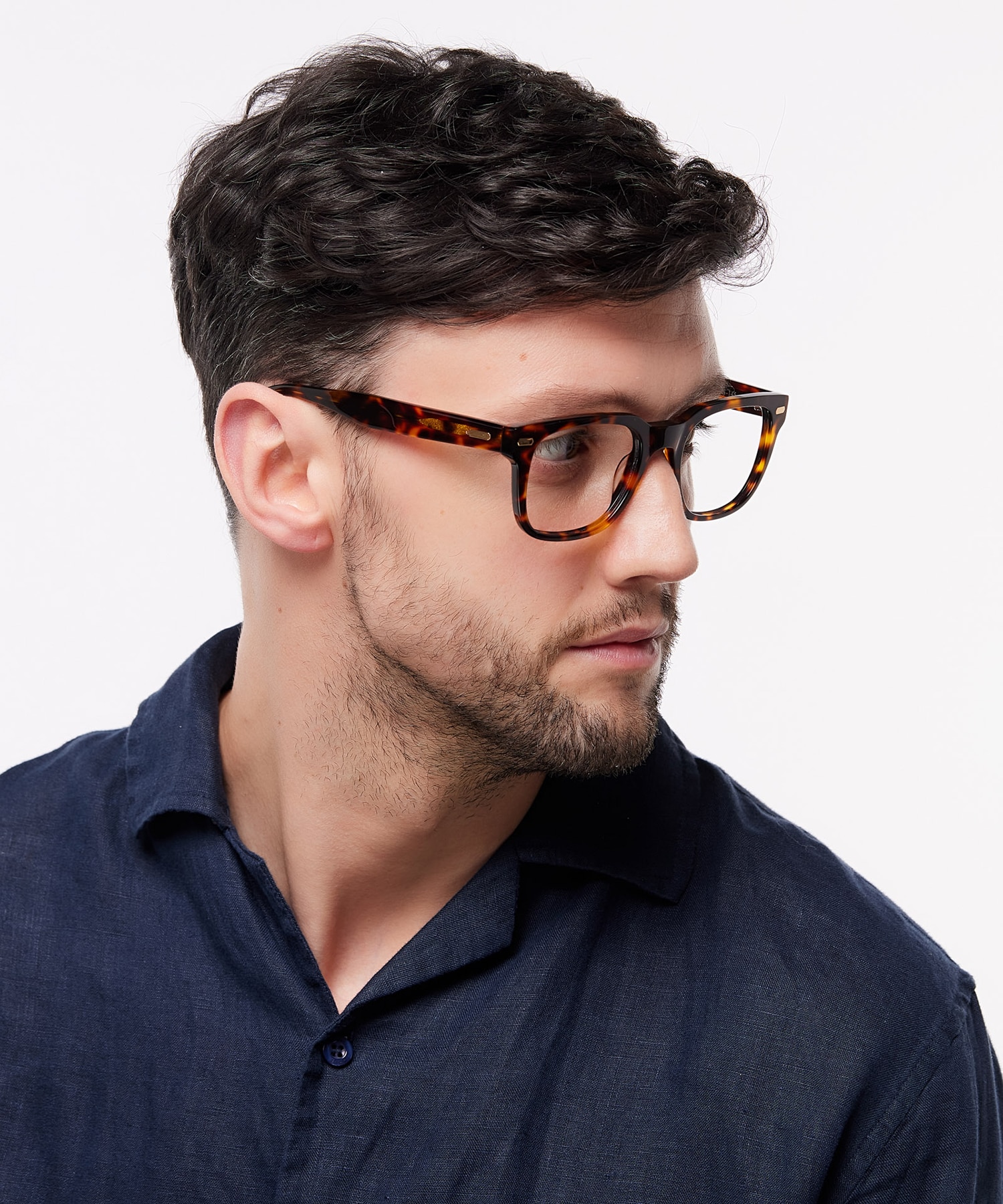 Kaiden Havana AcetateEyeglass Frames for Men for Glasses Direct