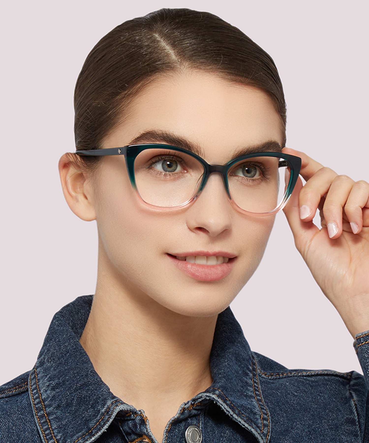 Zahra Green AcetateEyeglass Frames for Women for Glasses Direct