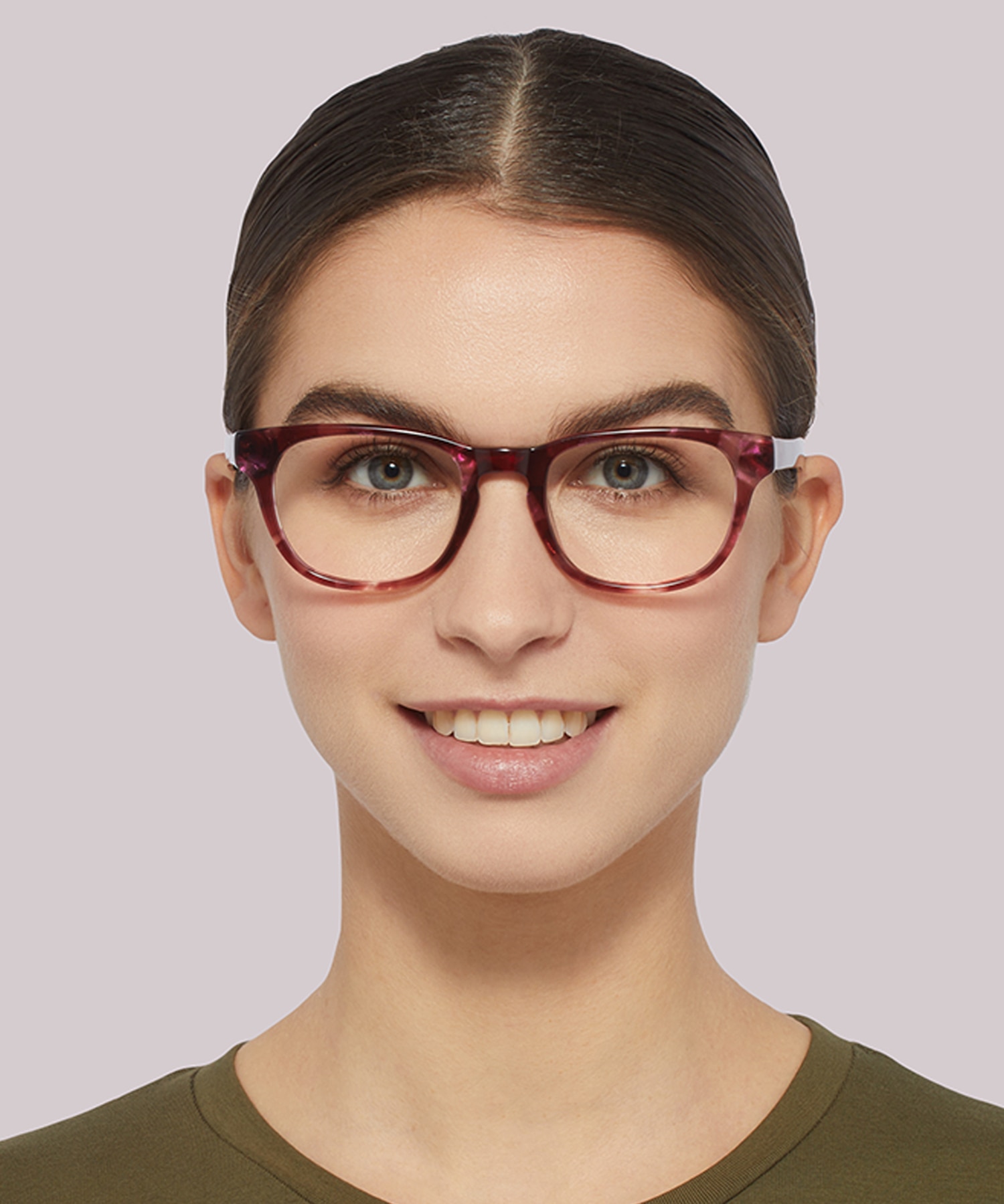 Andi Garnet AcetateEyeglass Frames for Women for Glasses Direct