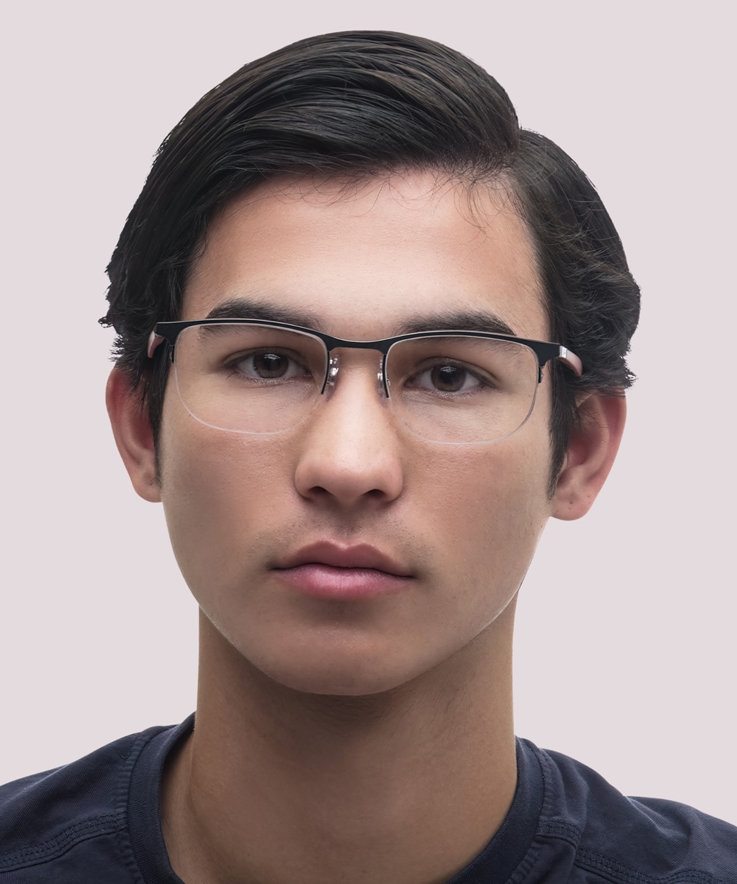 RB6513 Optics Gunmetal MetalEyeglass Frames for Men for Glasses Direct