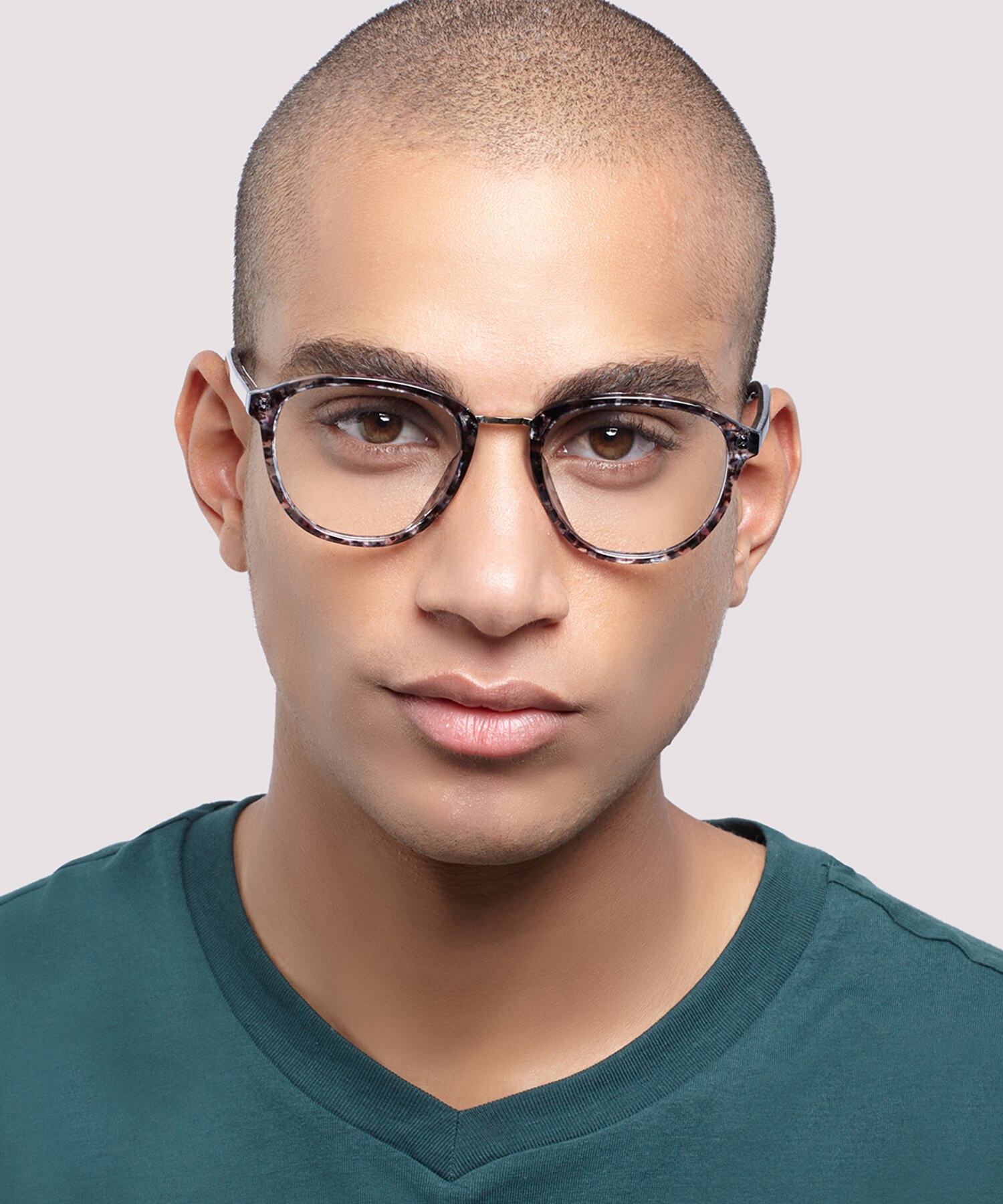 Cassidy Blue Havana PlasticEyeglass Frames for Men for Glasses Direct