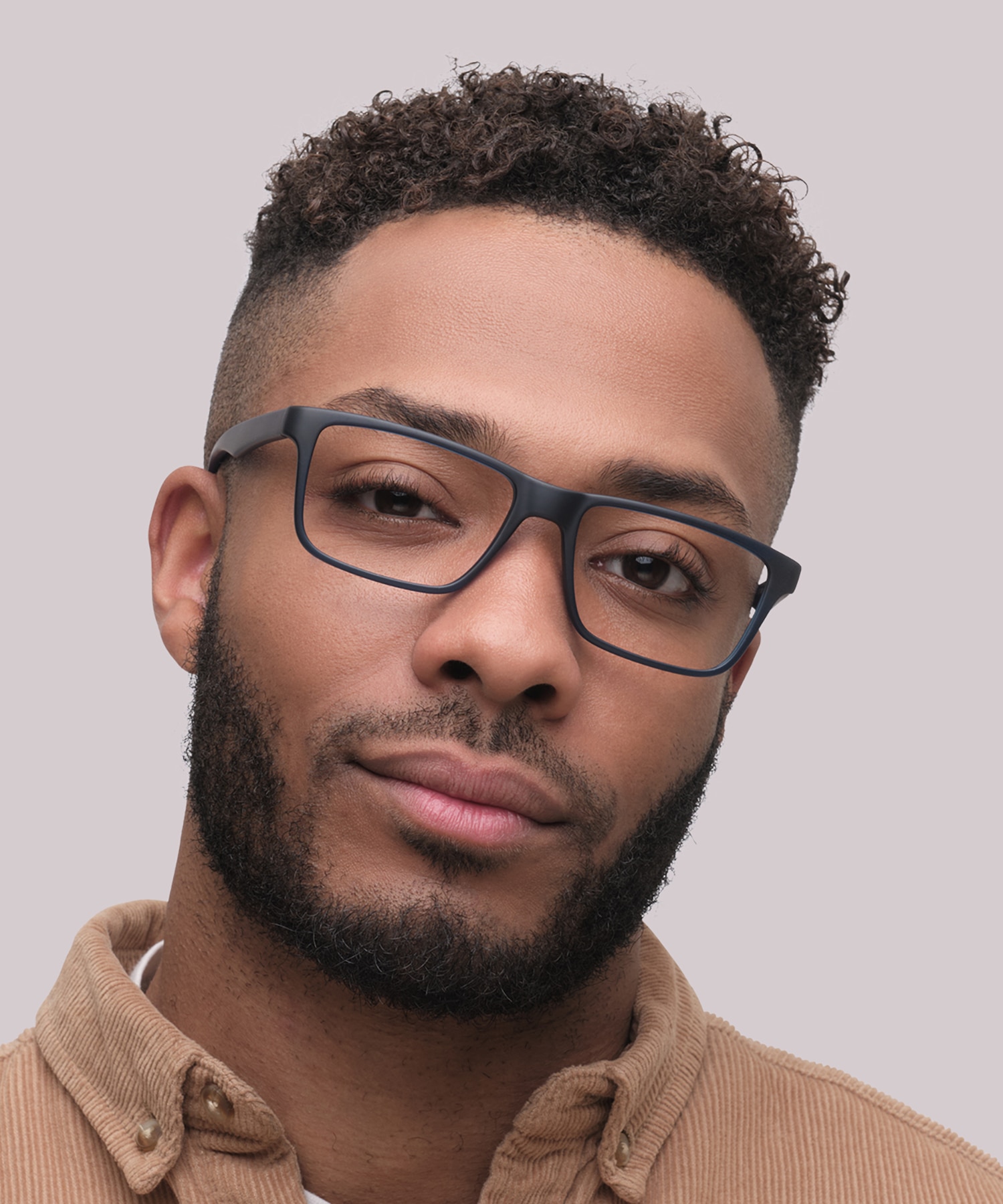Henry Matte Blue PlasticEyeglass Frames for Men for Glasses Direct