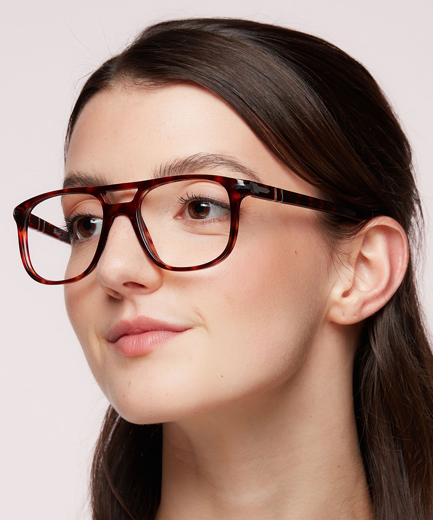 PO3329V Havana AcetateEyeglass Frames for Women for Glasses Direct