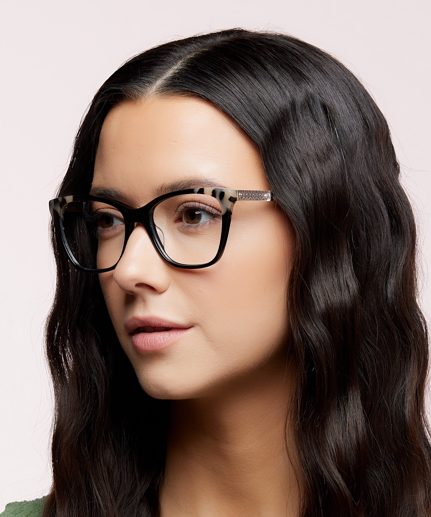 Clio/G Tortoise Black AcetateEyeglass Frames for Women for Glasses Direct
