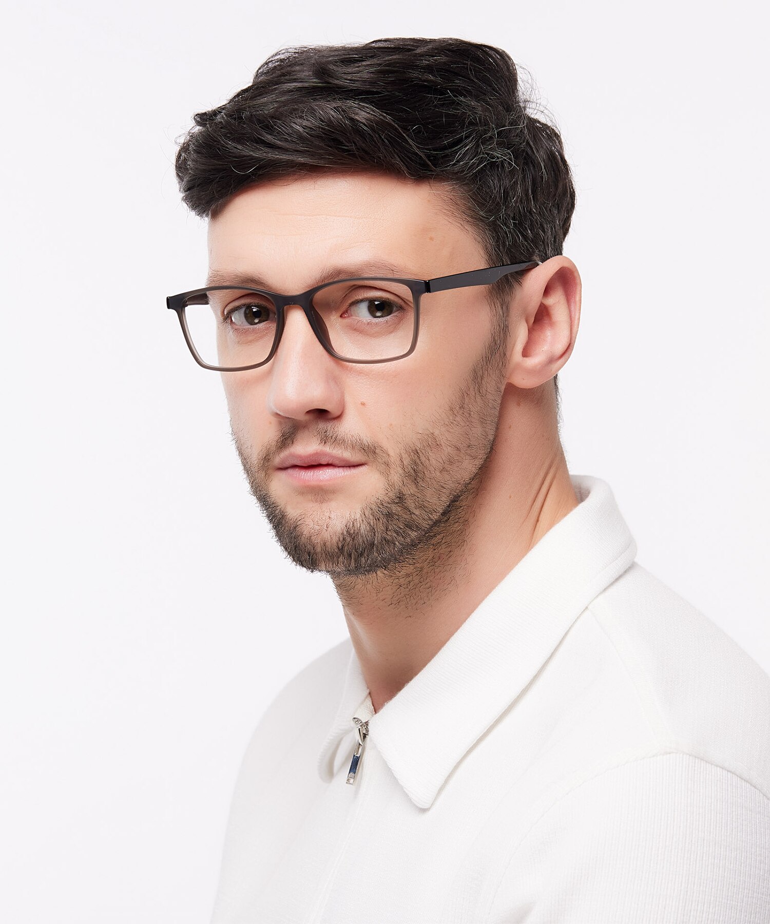 Kennedy Dark Grey PlasticEyeglass Frames for Men for Glasses Direct