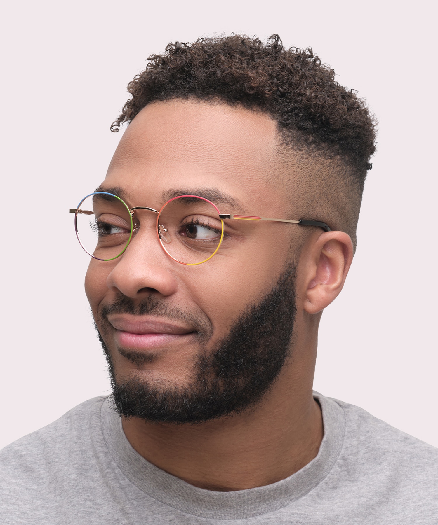 Joy Shiny Gold MetalEyeglass Frames for Men for Glasses Direct