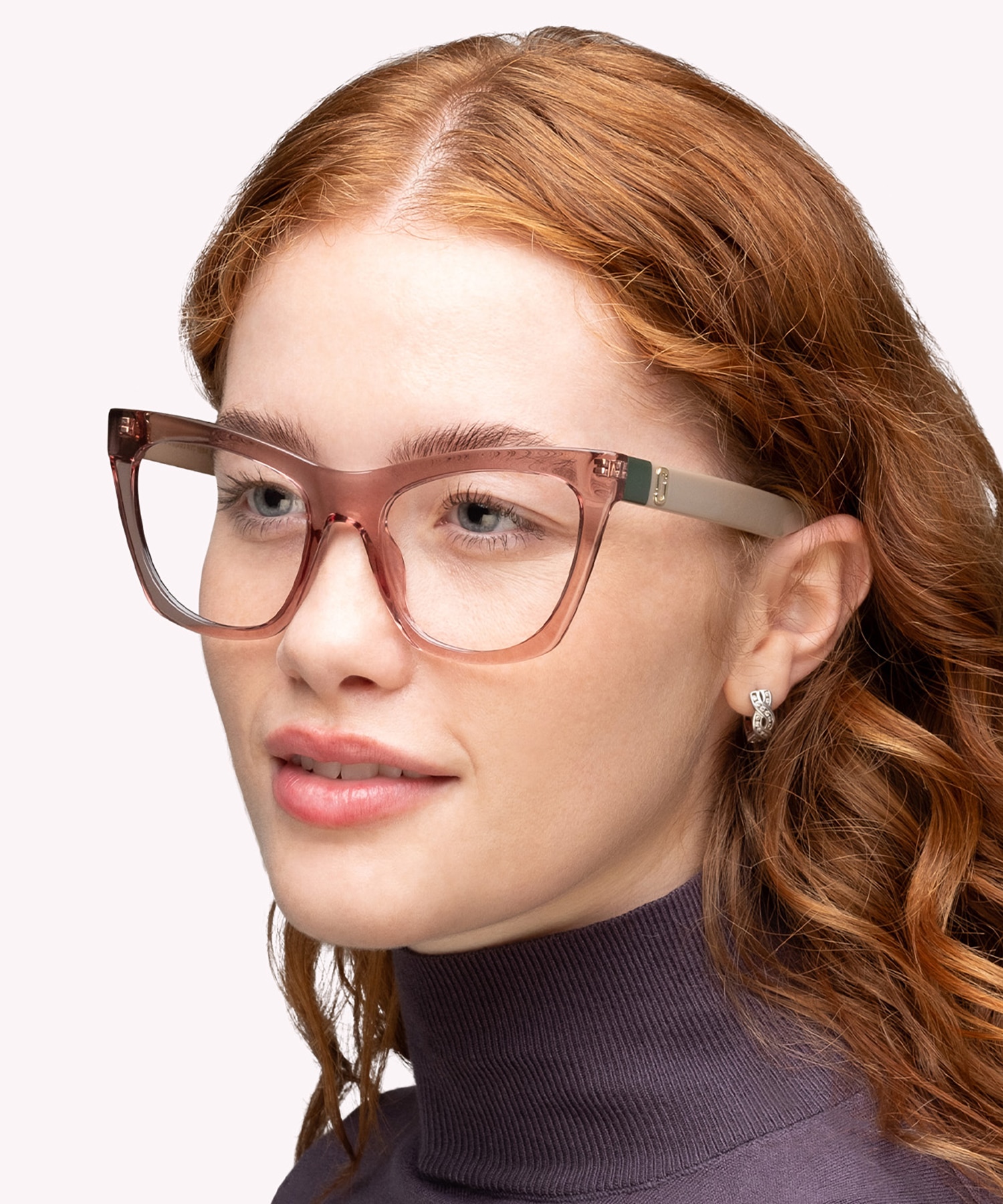 MARC 649 Light Brown PlasticEyeglass Frames for Women for Glasses Direct